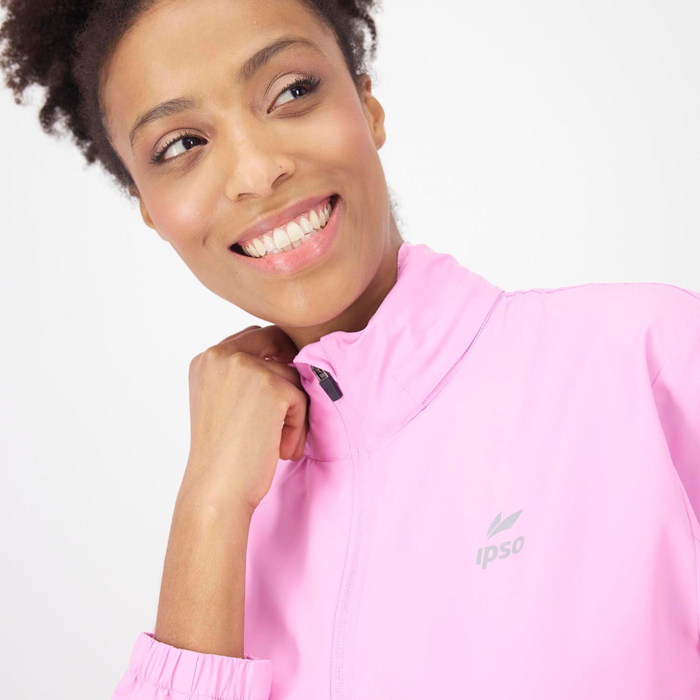 Ipso Combi 2 - Rosa - Cortavientos Running Mujer  | Sprinter