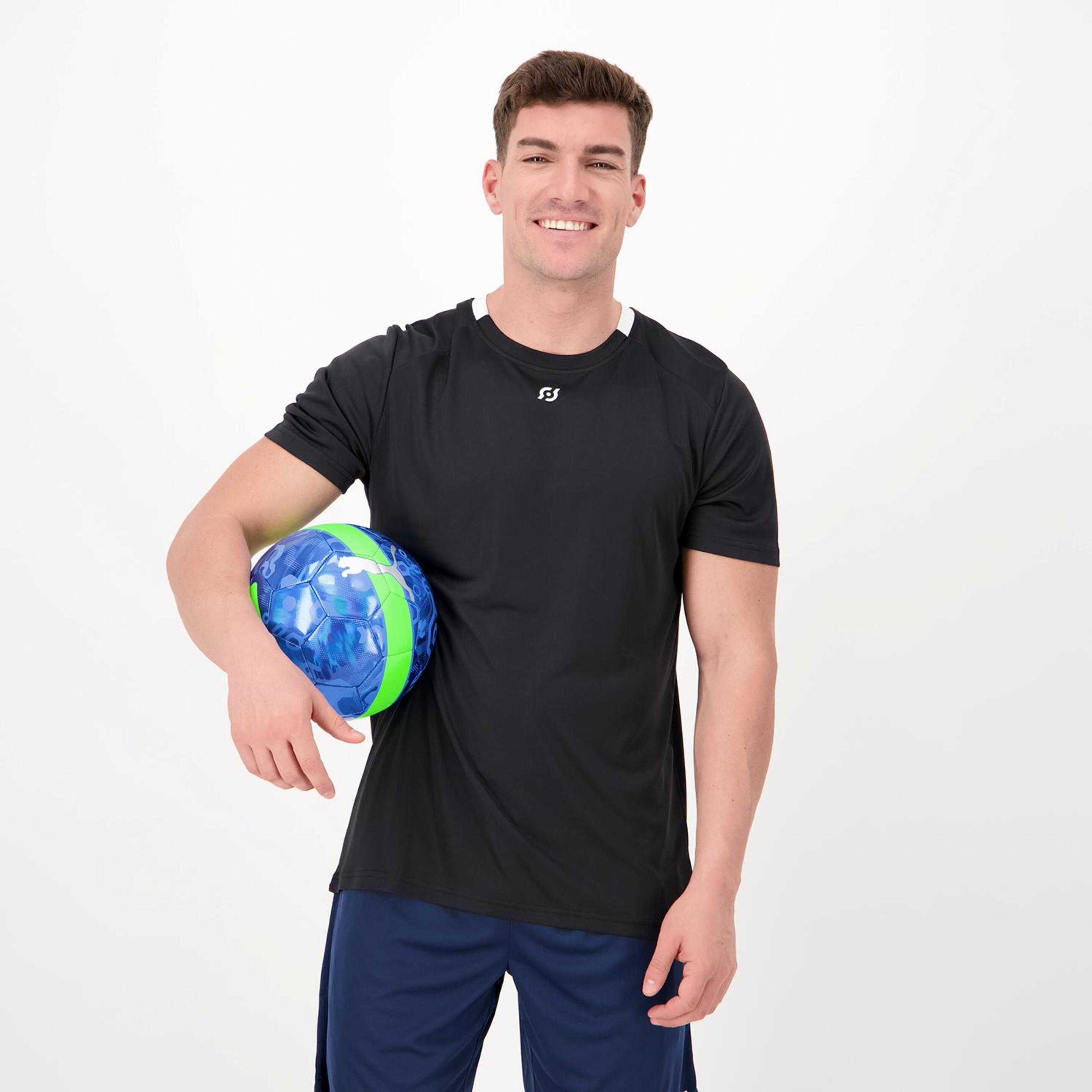 Team Quest Basic - negro - T-shirt Futebol Homem