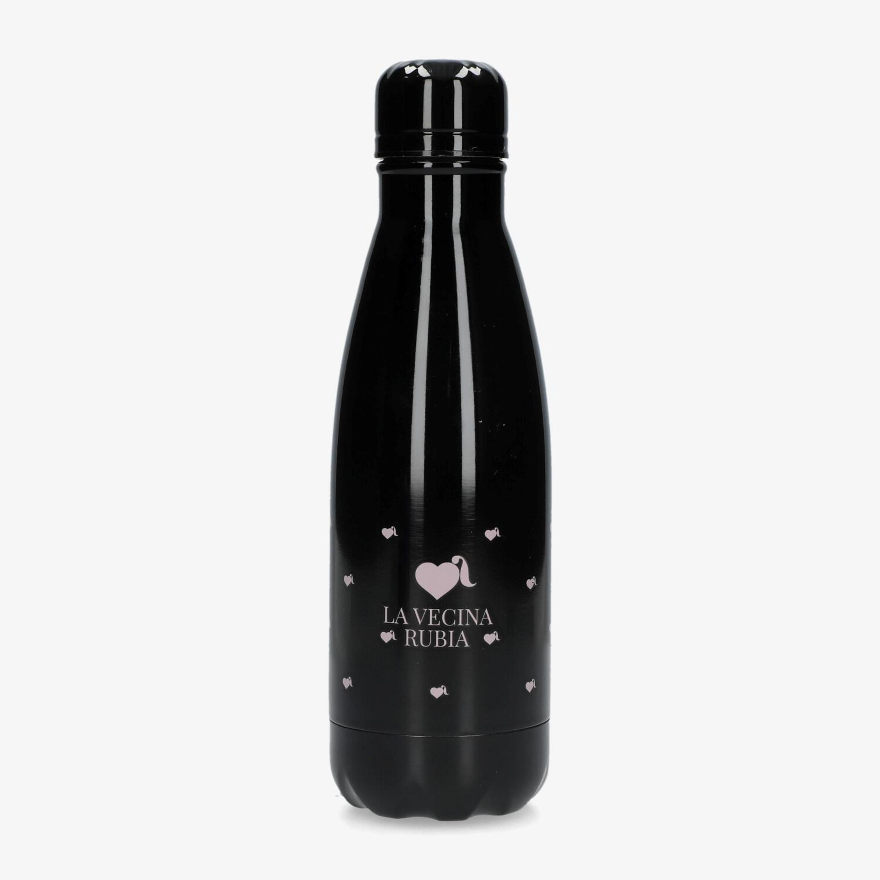 Botella La Vecina Rubia - negro - Bidón Fitness 0,5 L