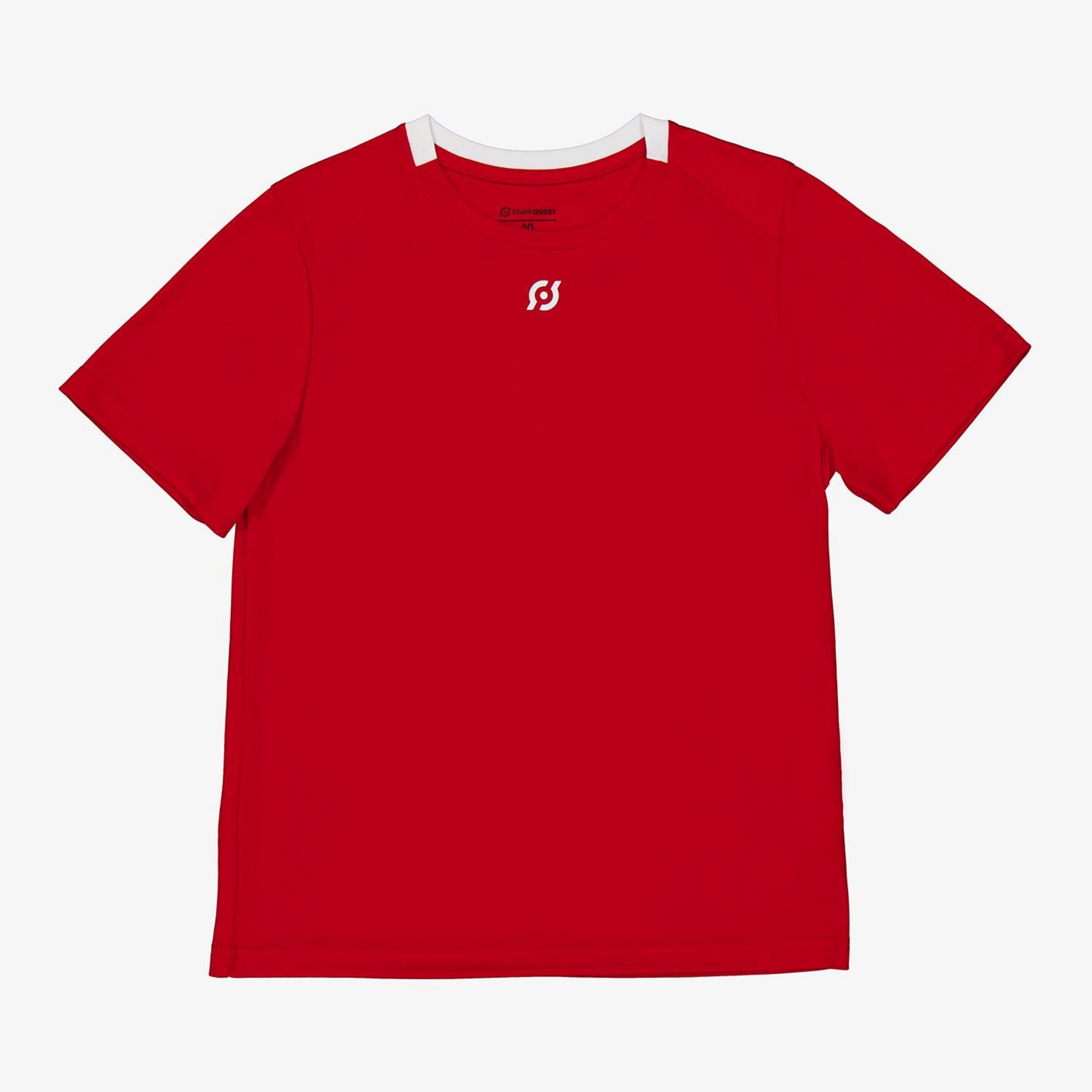 Team Quest Basic - rojo - T-shirt Futebol Rapaz