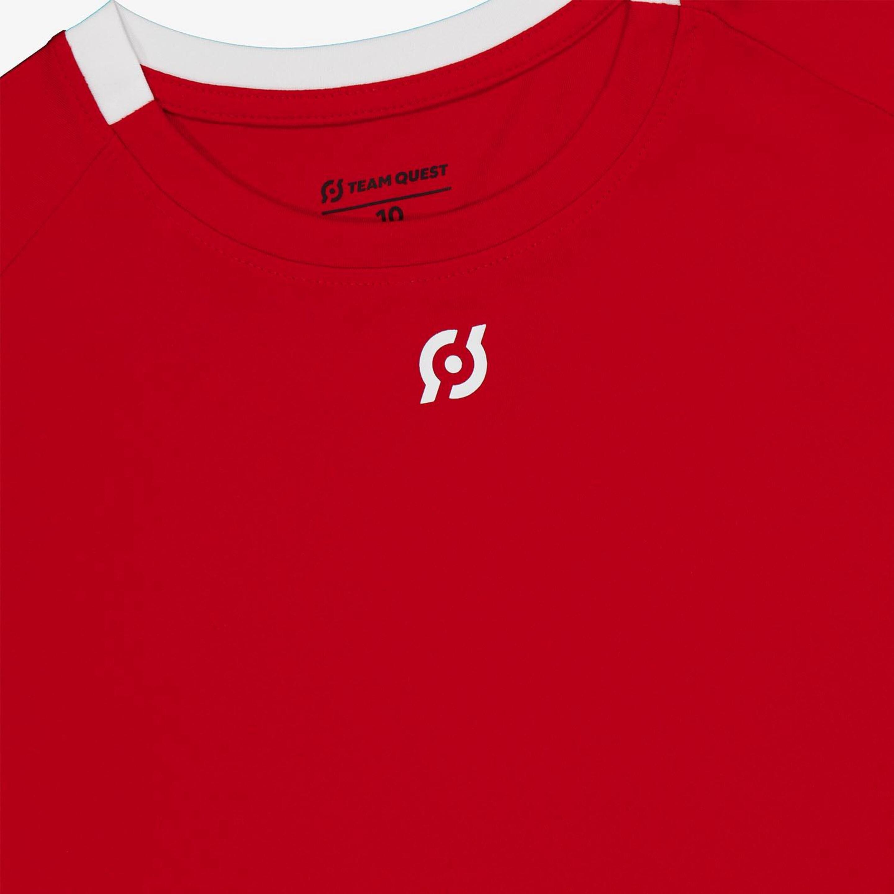 Team Quest Basic - Rojo - Camiseta Fútbol Niño
