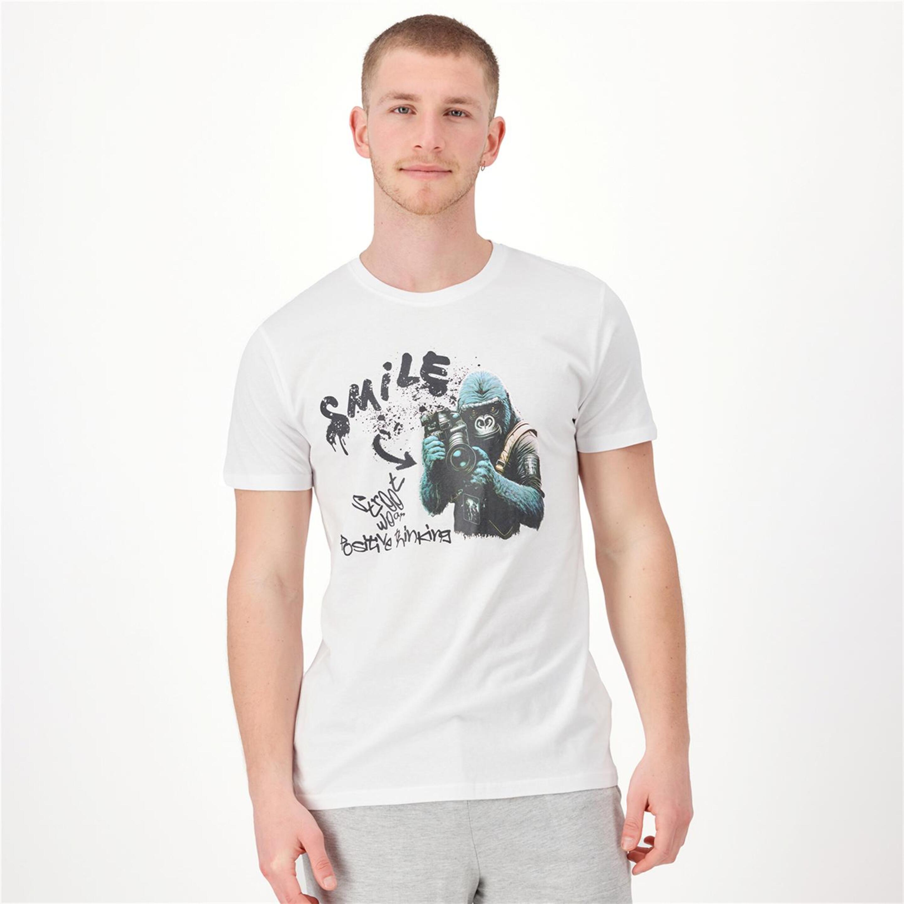 Silver Gorila - blanco - Camiseta Hombre