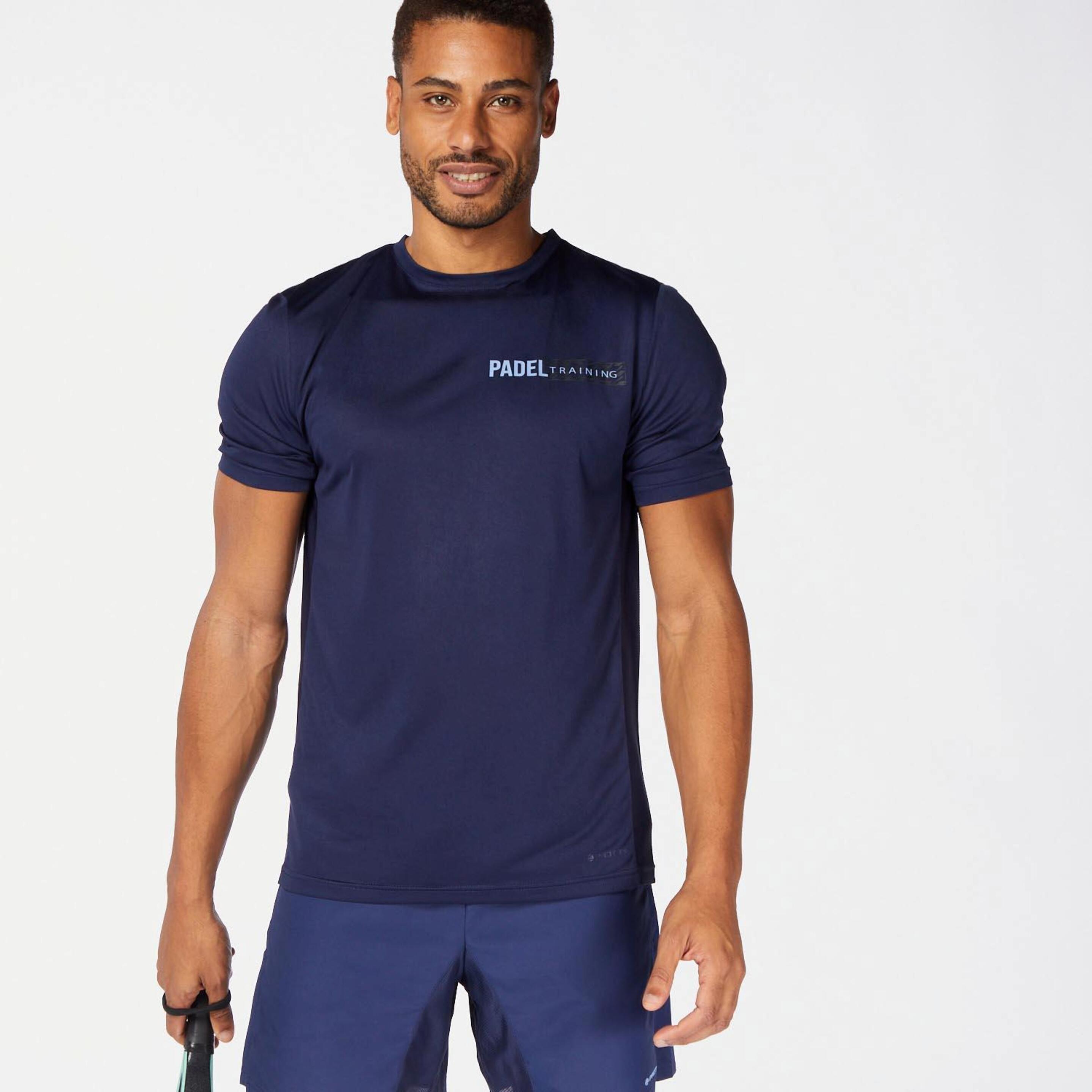 T-shirt Proton - azul - T-shirt Padel Homem