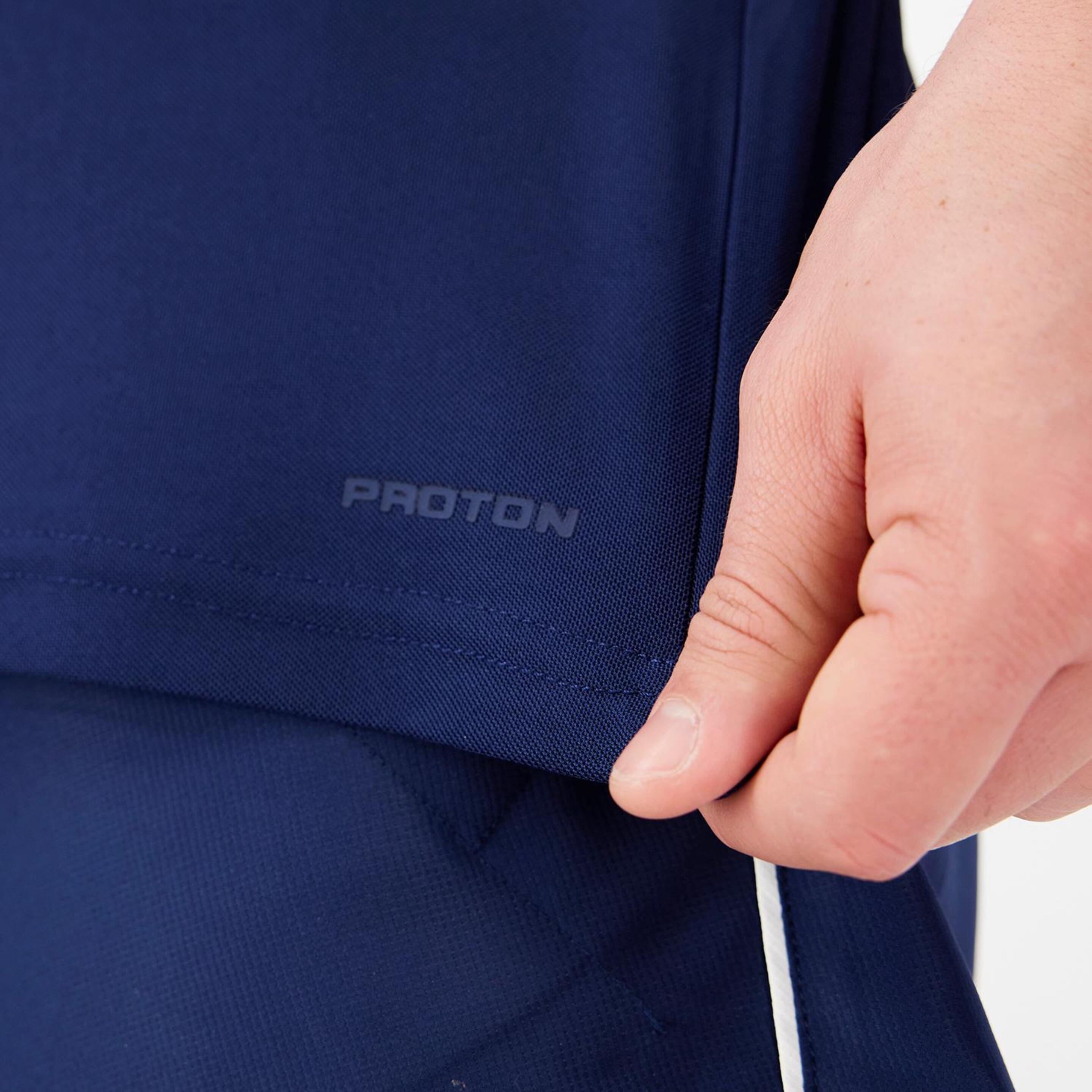Proton Basic - Azul - Polo Padel Homem | Sport Zone
