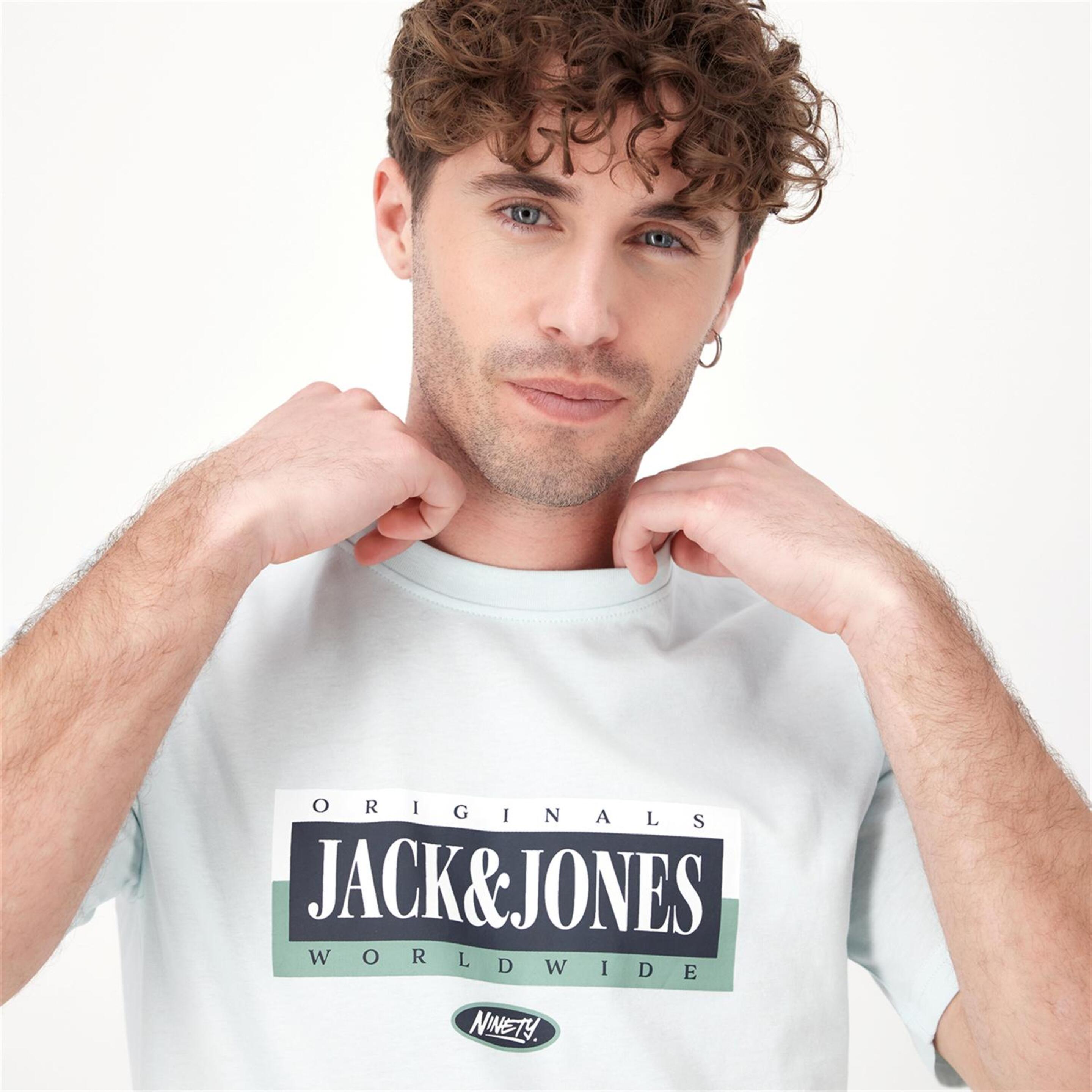 Jack & Jones Bin - Azul - Camiseta Hombre
