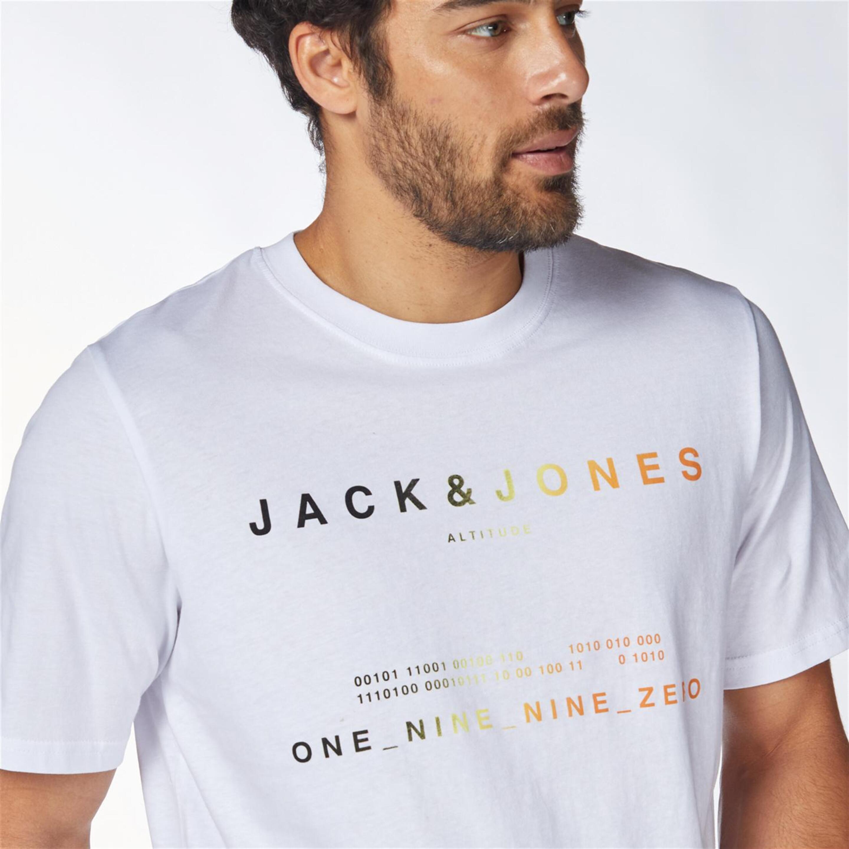 Jack & Jones Riot - Blanco - Camiseta Hombre