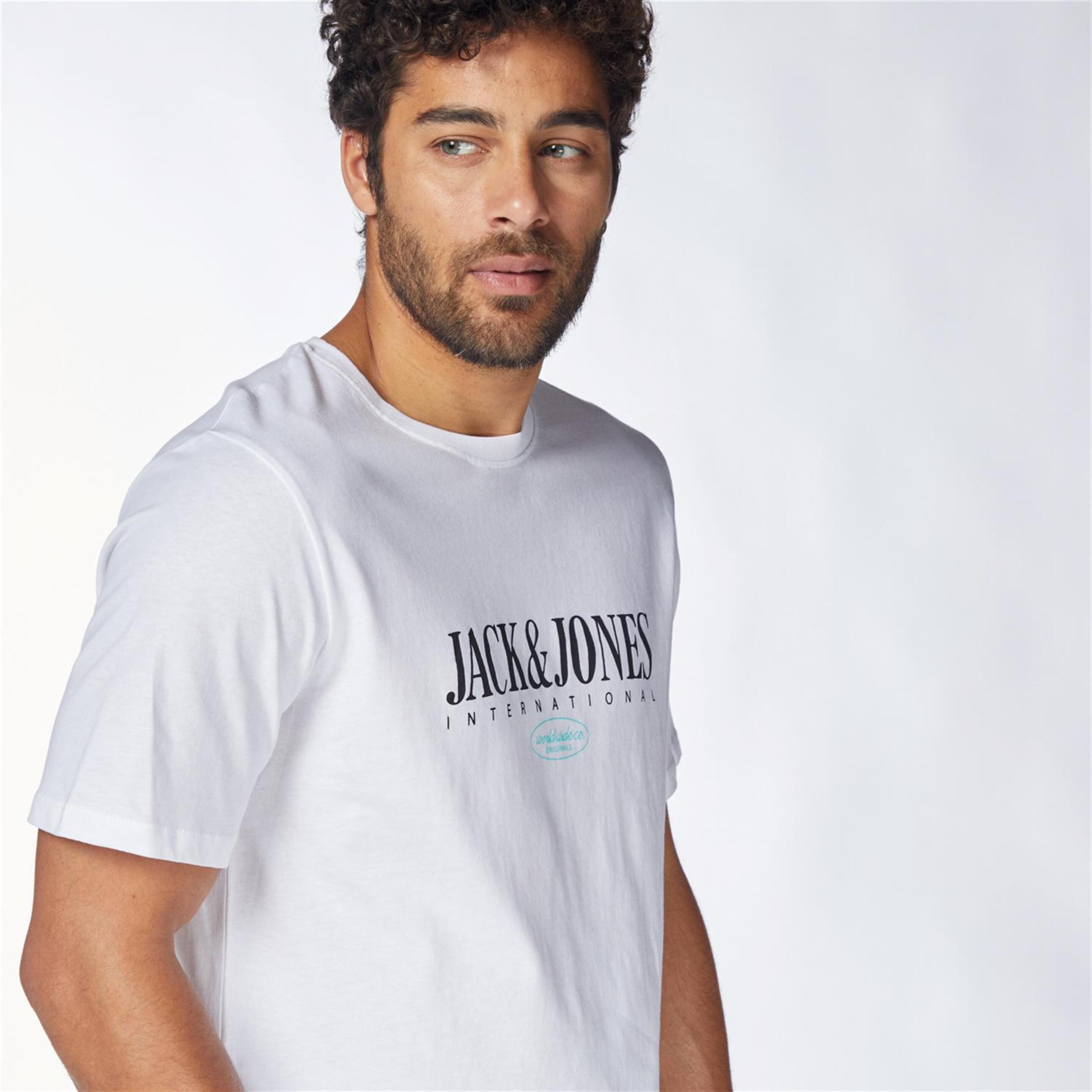 Jack & Jones Lucca - Blanco - Camiseta Hombre