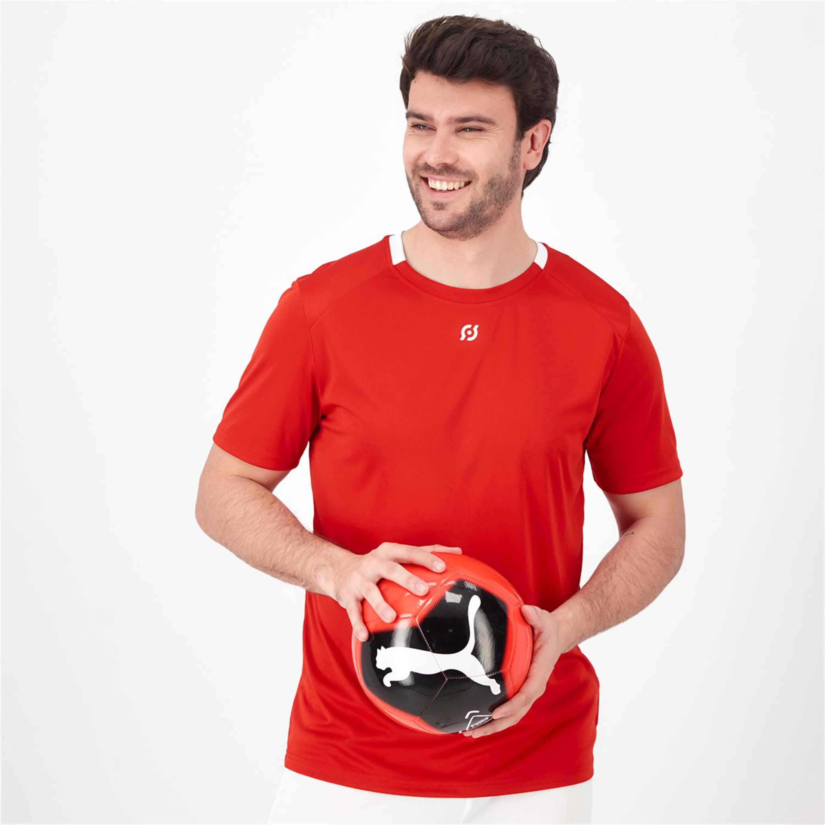 Team Quest Basic - rojo - T-shirt Futebol Homem