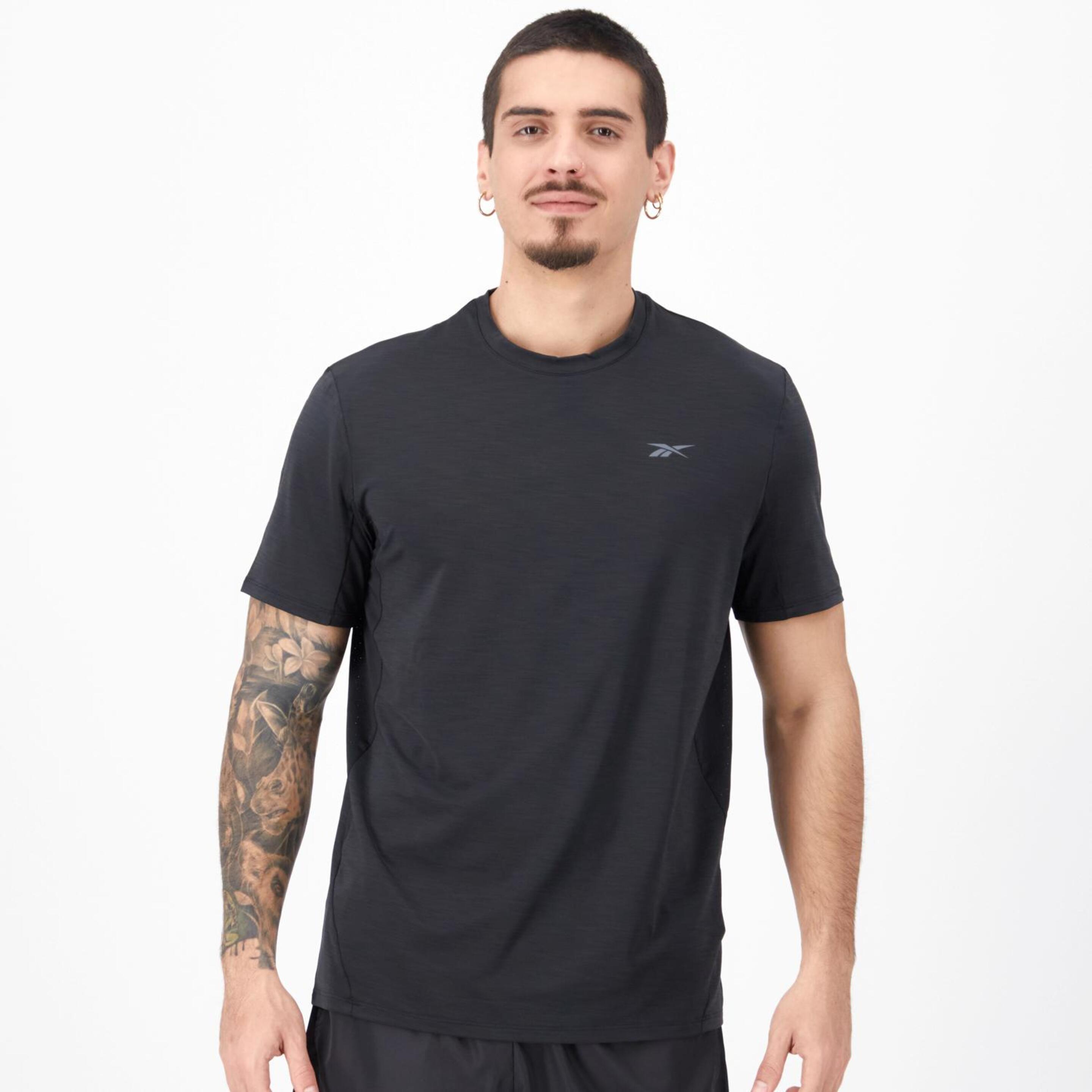 Reebok Athlete 2.0 Chill - negro - Camiseta Running Hombre