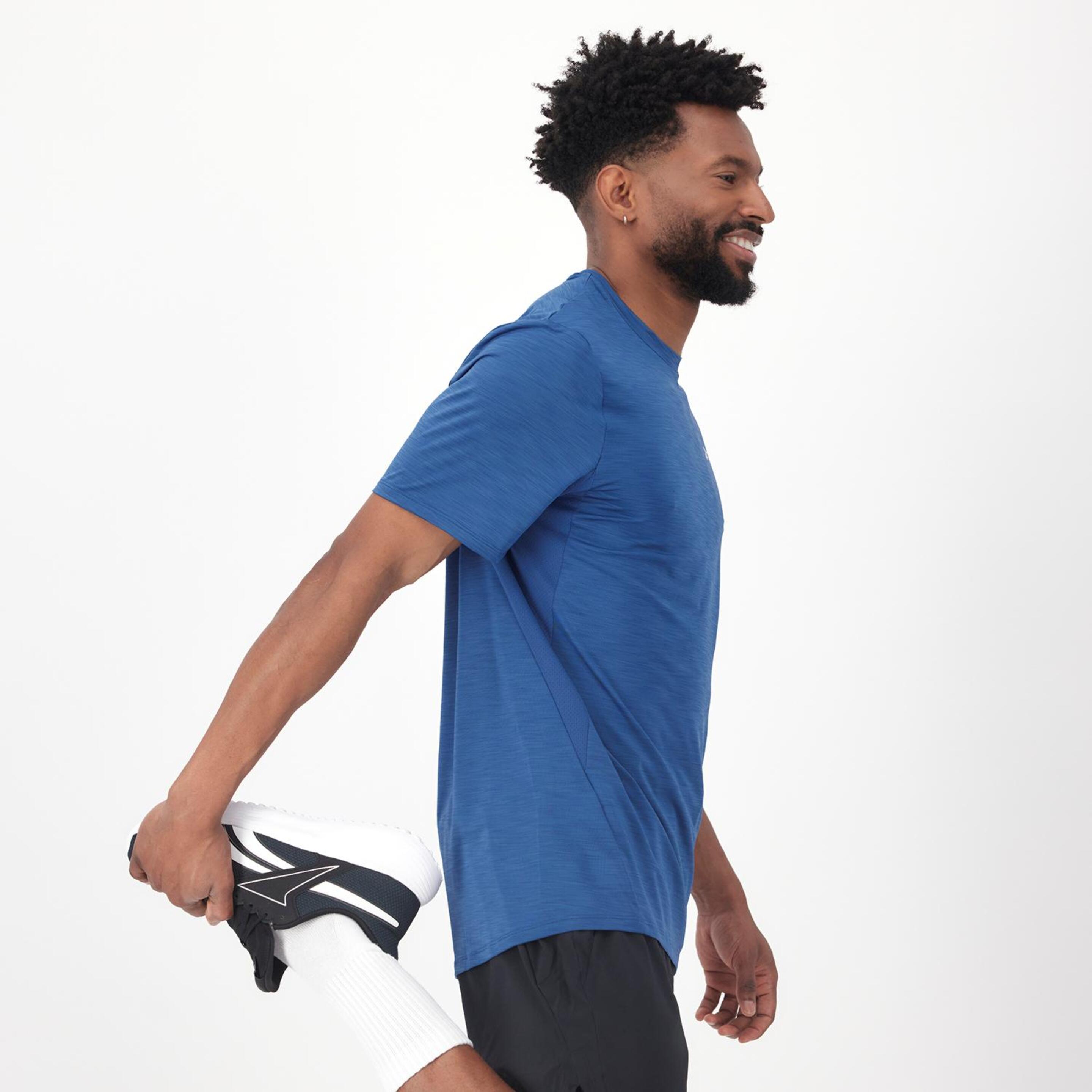 Reebok Athlete 2.0 Chill - Azul - Camiseta Running Hombre
