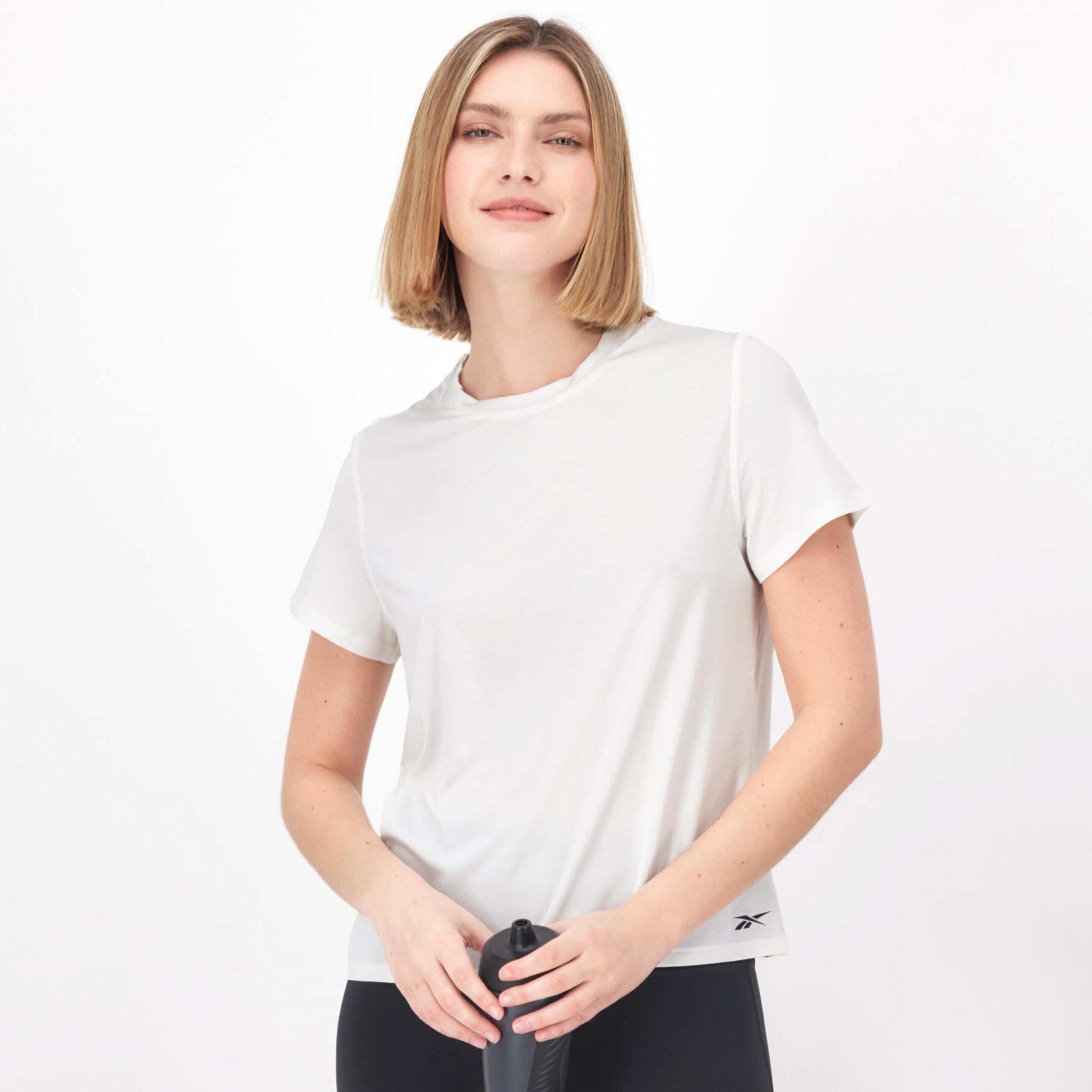 Camiseta Reebok - blanco - Camiseta Running Mujer