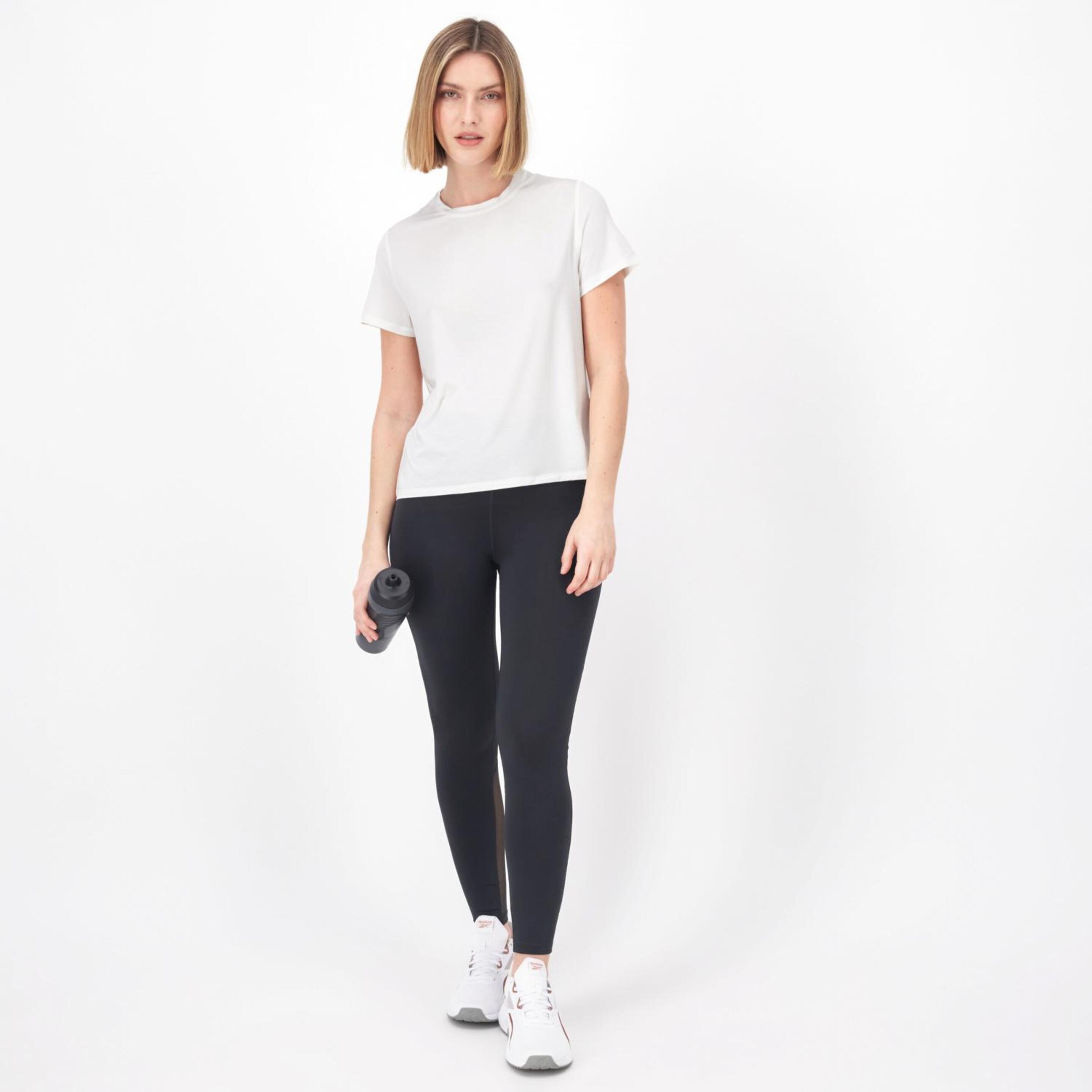 Camiseta Reebok - Blanco - Camiseta Running Mujer  | Sprinter