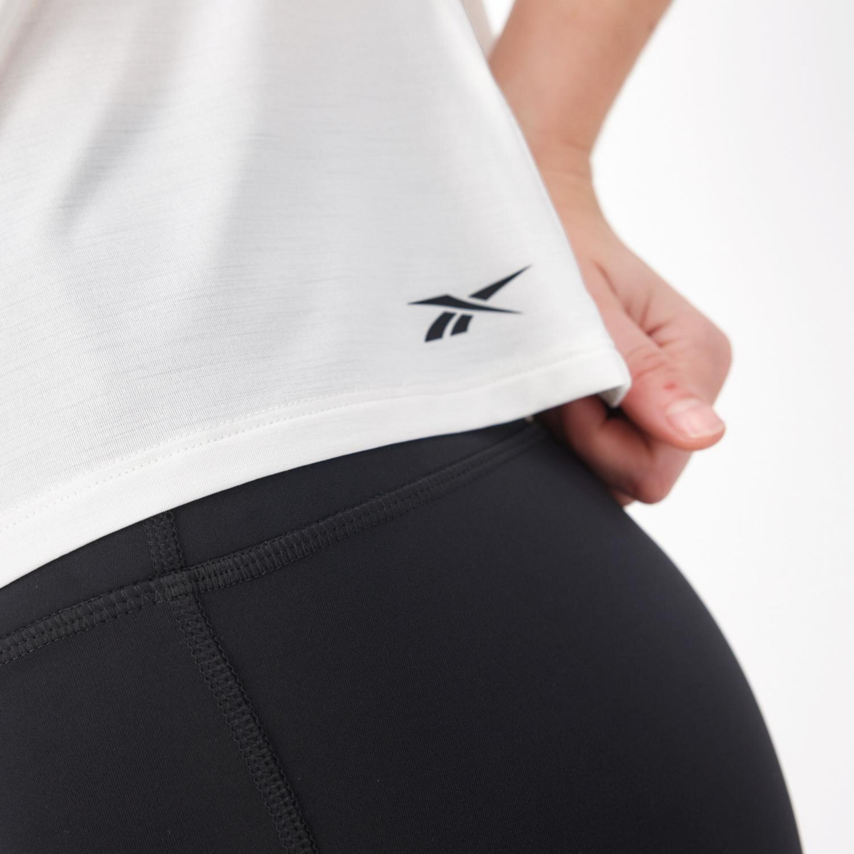 Camiseta Reebok - Blanco - Camiseta Running Mujer  | Sprinter
