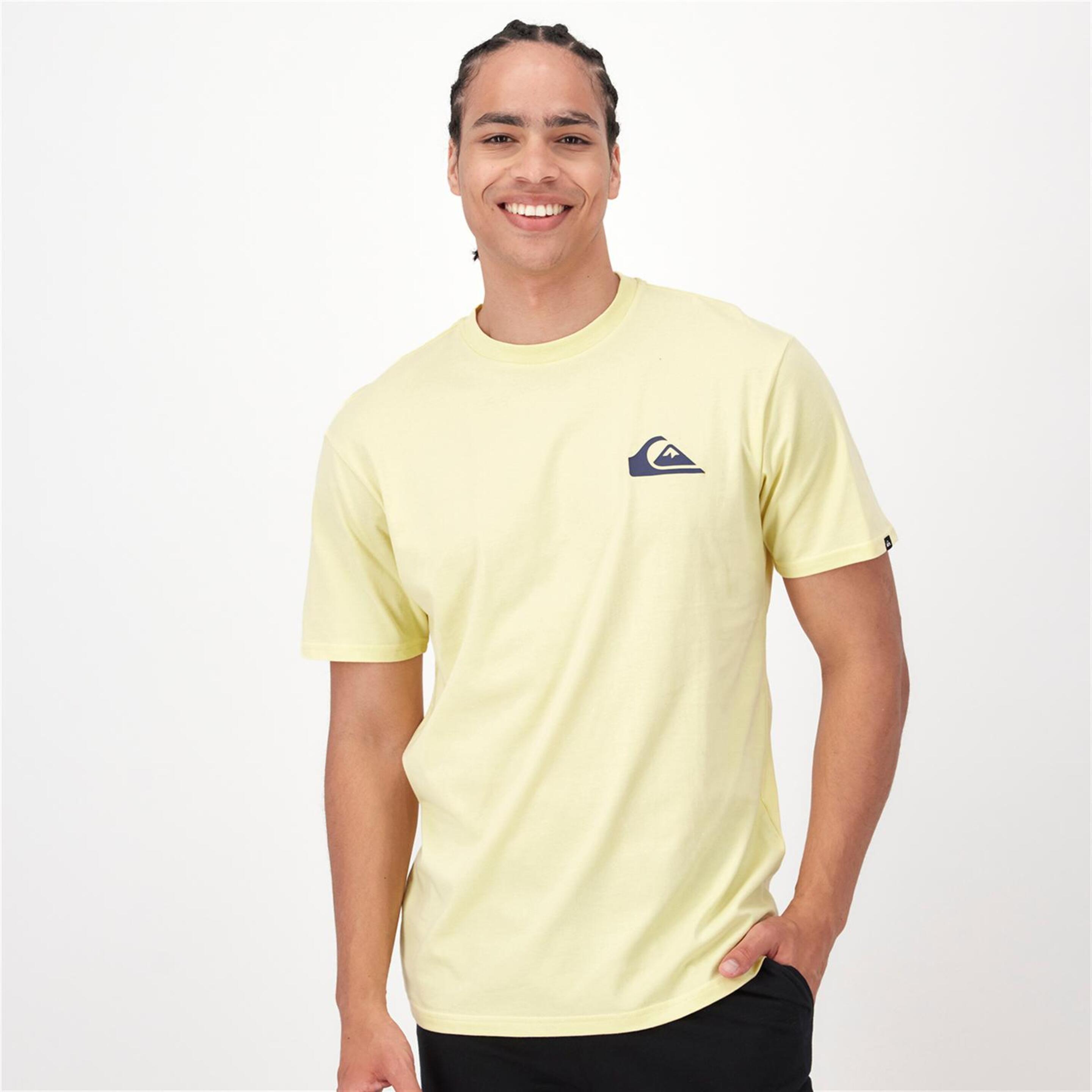 T-shirt Quiksilver - amarillo - T-shirt Homem