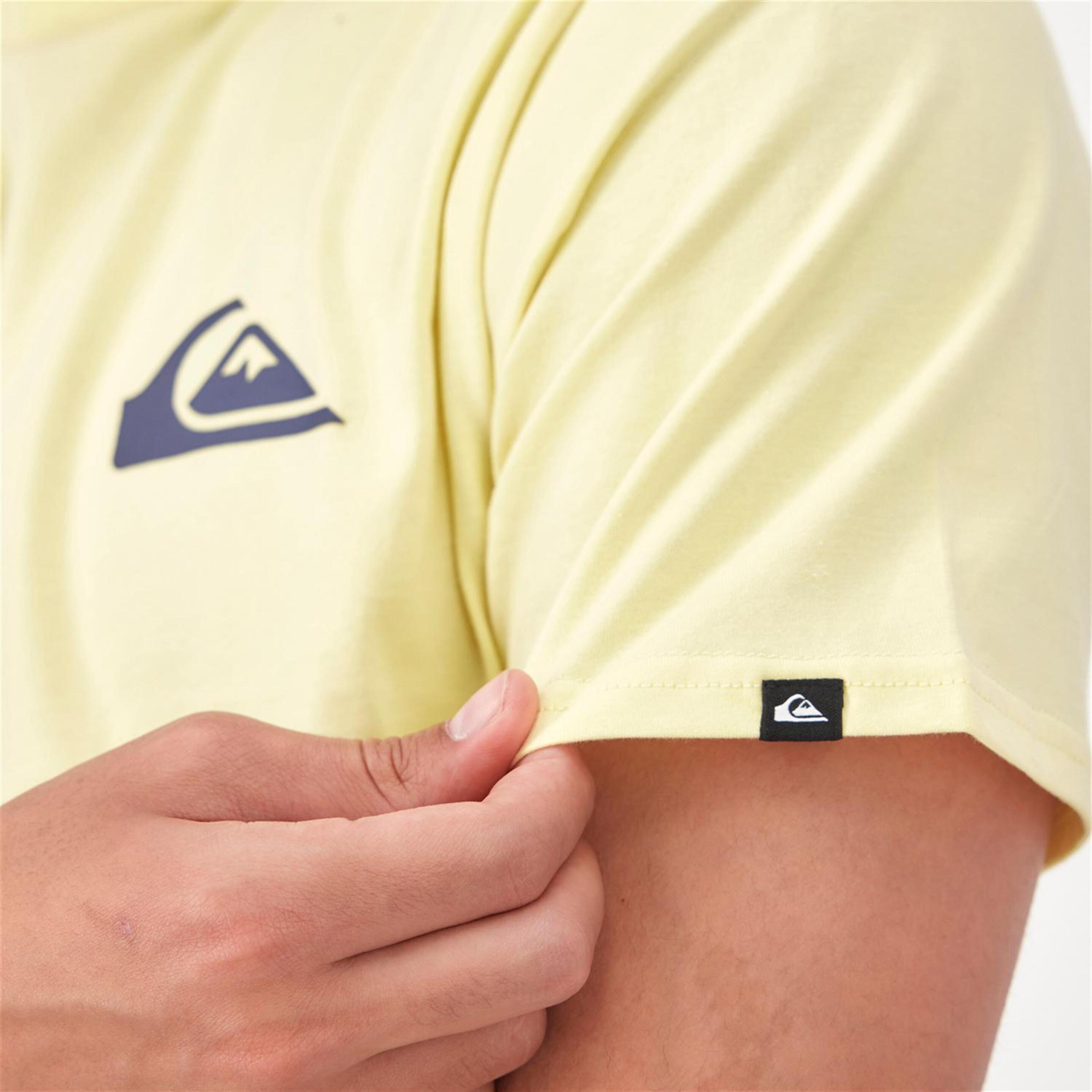 Camiseta Quiksilver - Amarillo - Camiseta Hombre