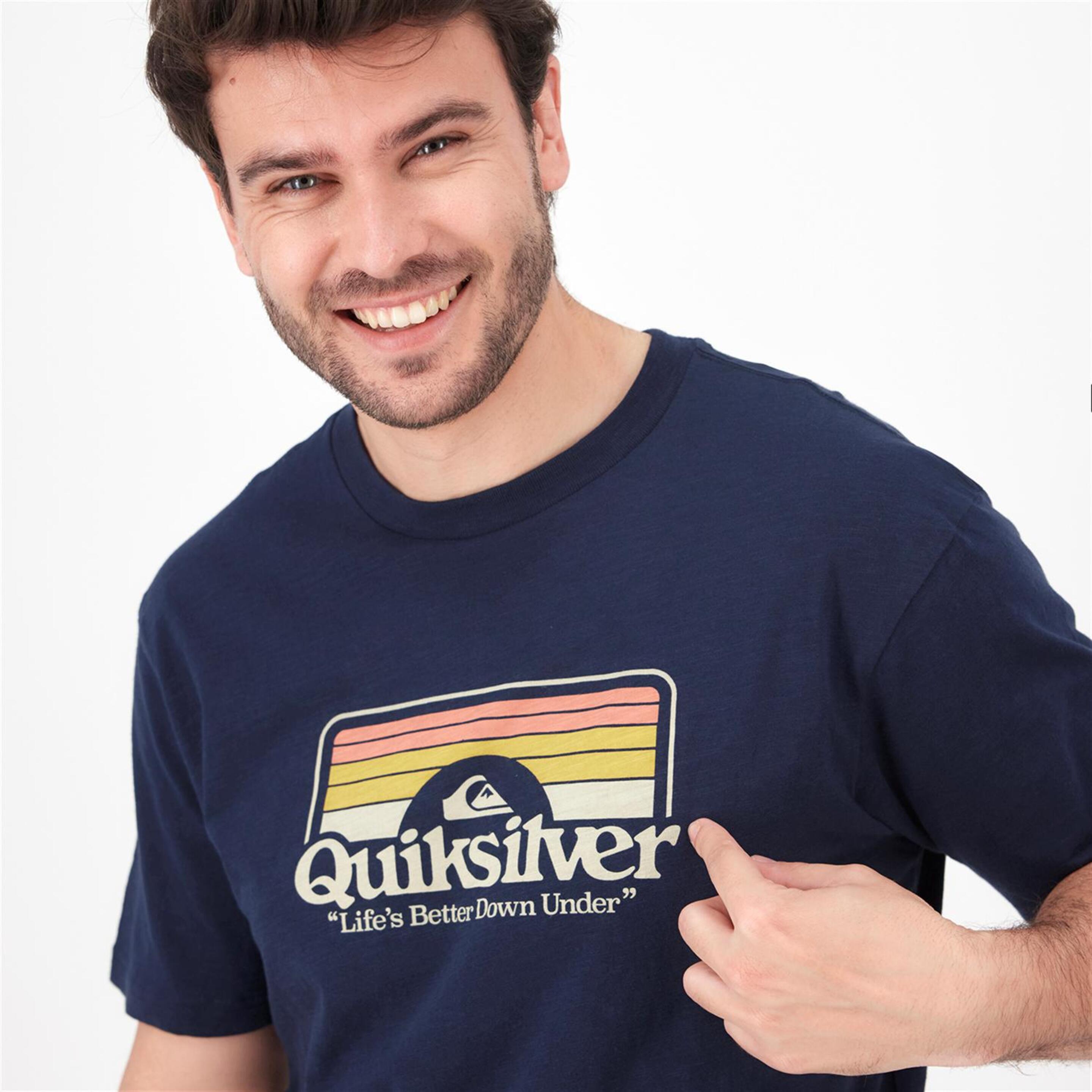 T-shirt Quiksilver - Azul - T-shirt Homem | Sport Zone