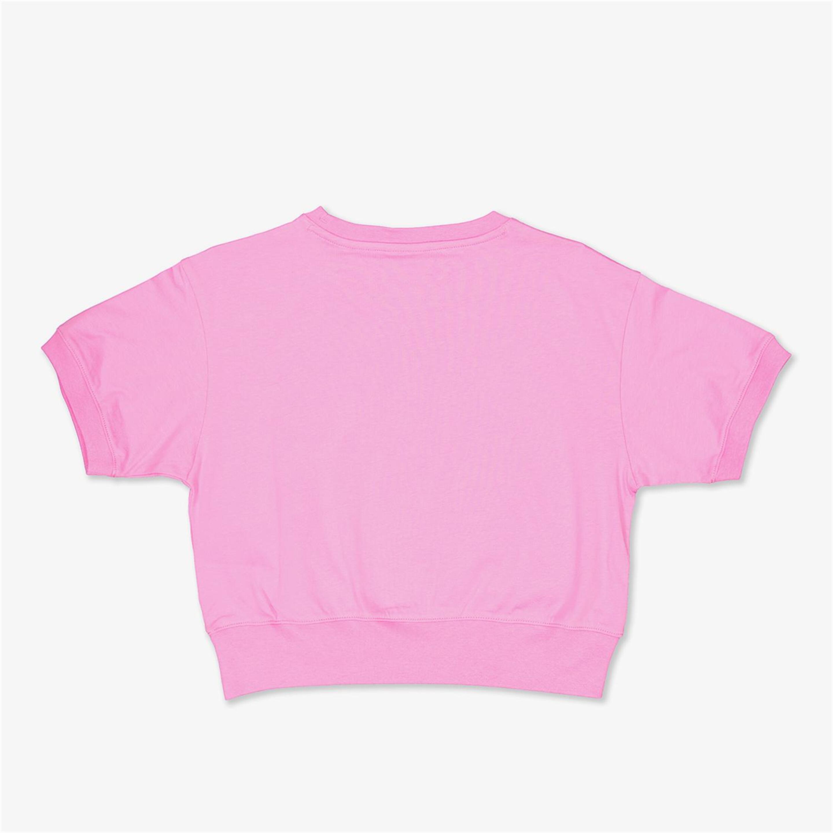 Camiseta Champion - Rosa - Camiseta Crop Niña