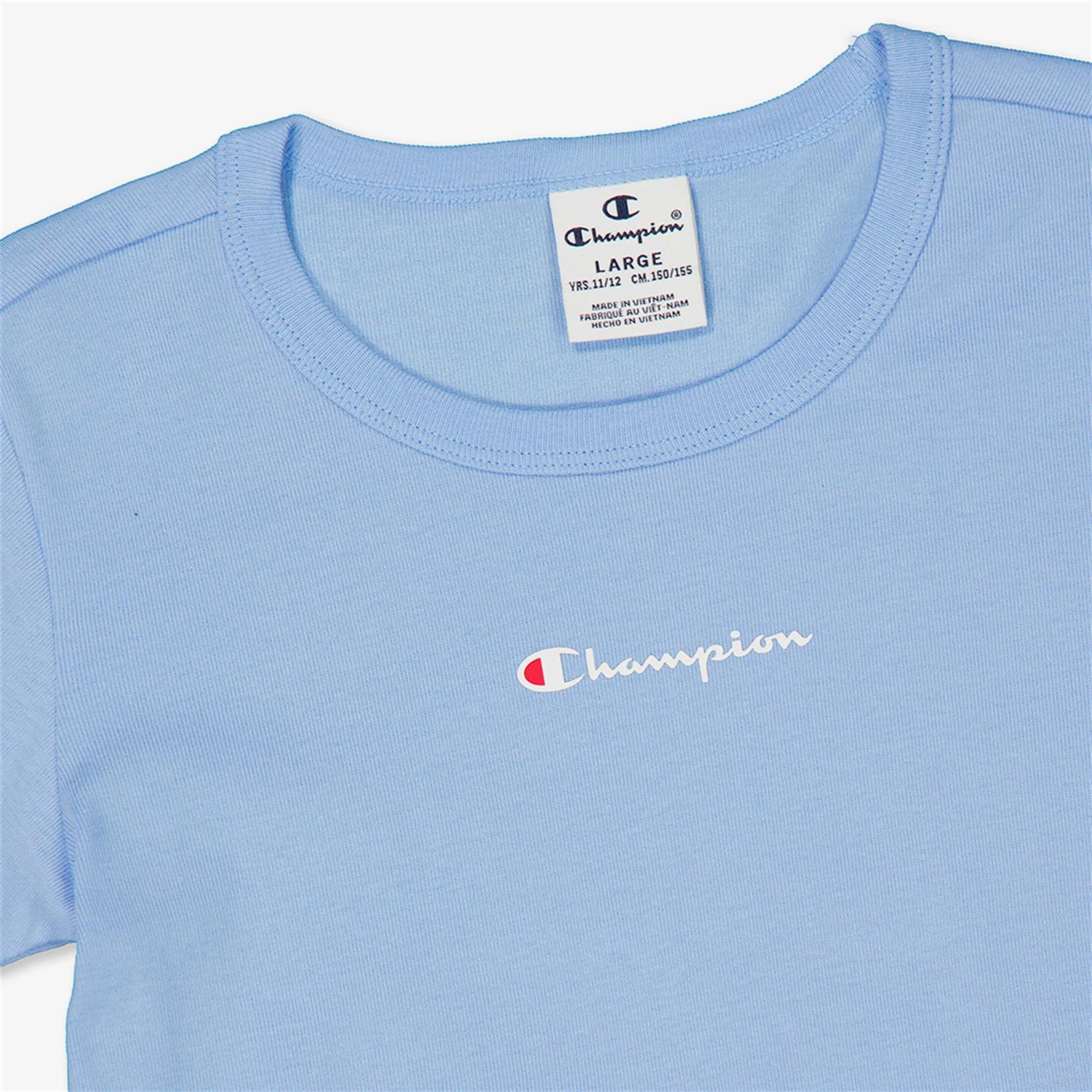 Camiseta Champion - Azul - Camiseta Niña