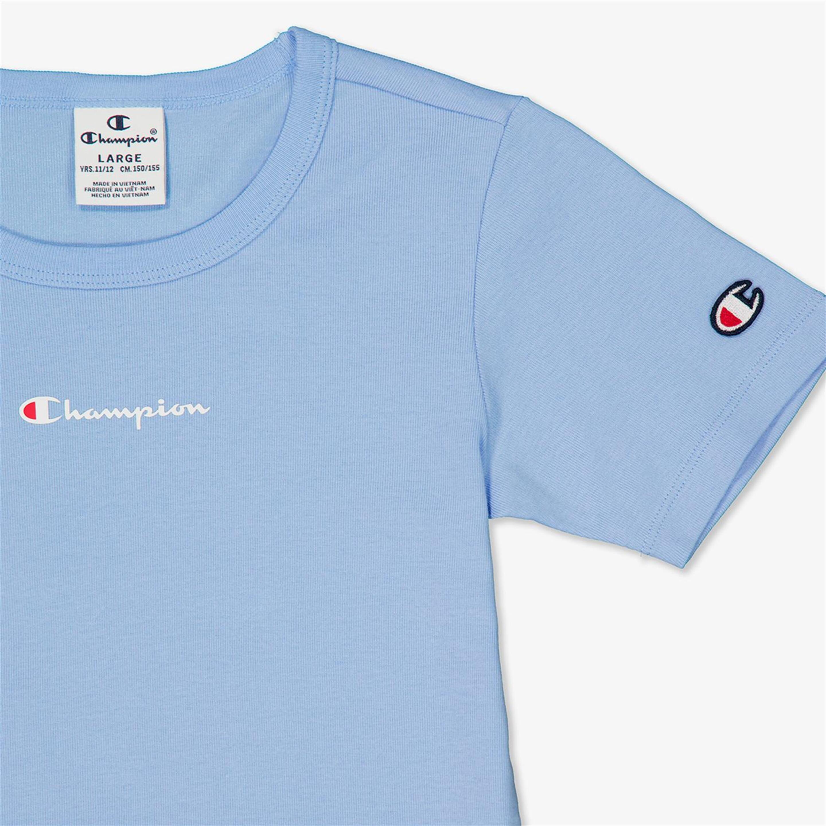 Camiseta Champion - Azul - Camiseta Niña