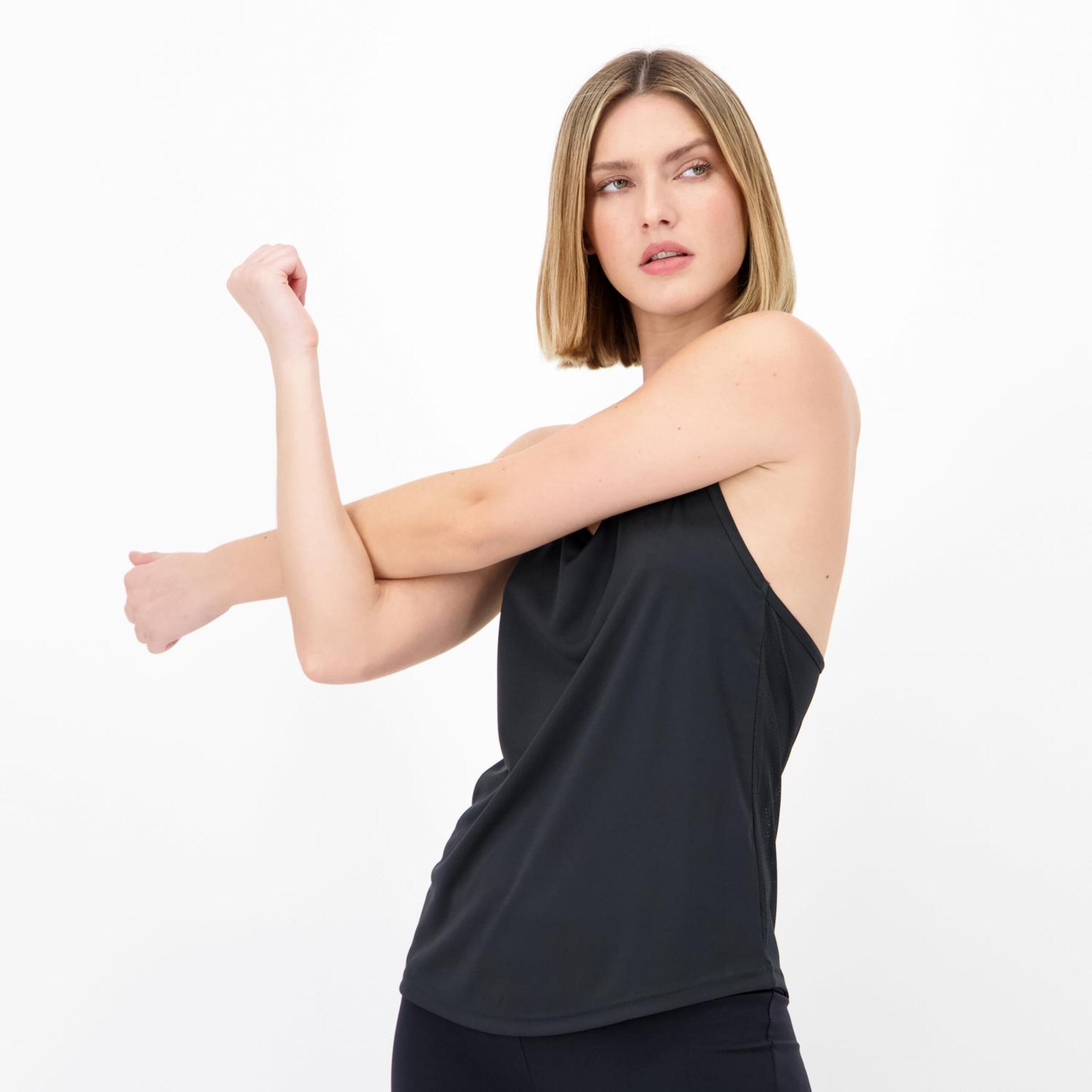 Camiseta Reebok - Negro - Camiseta Fitness Mujer | Sprinter