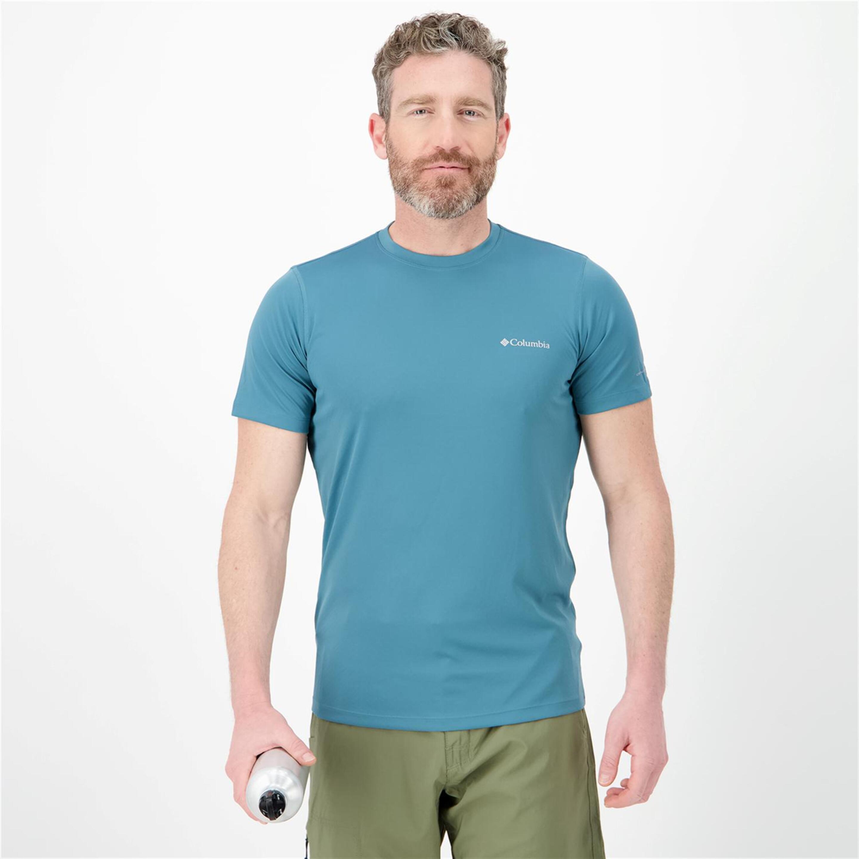 Columbia Zero Rules - azul - T-shirt Montanha Homem