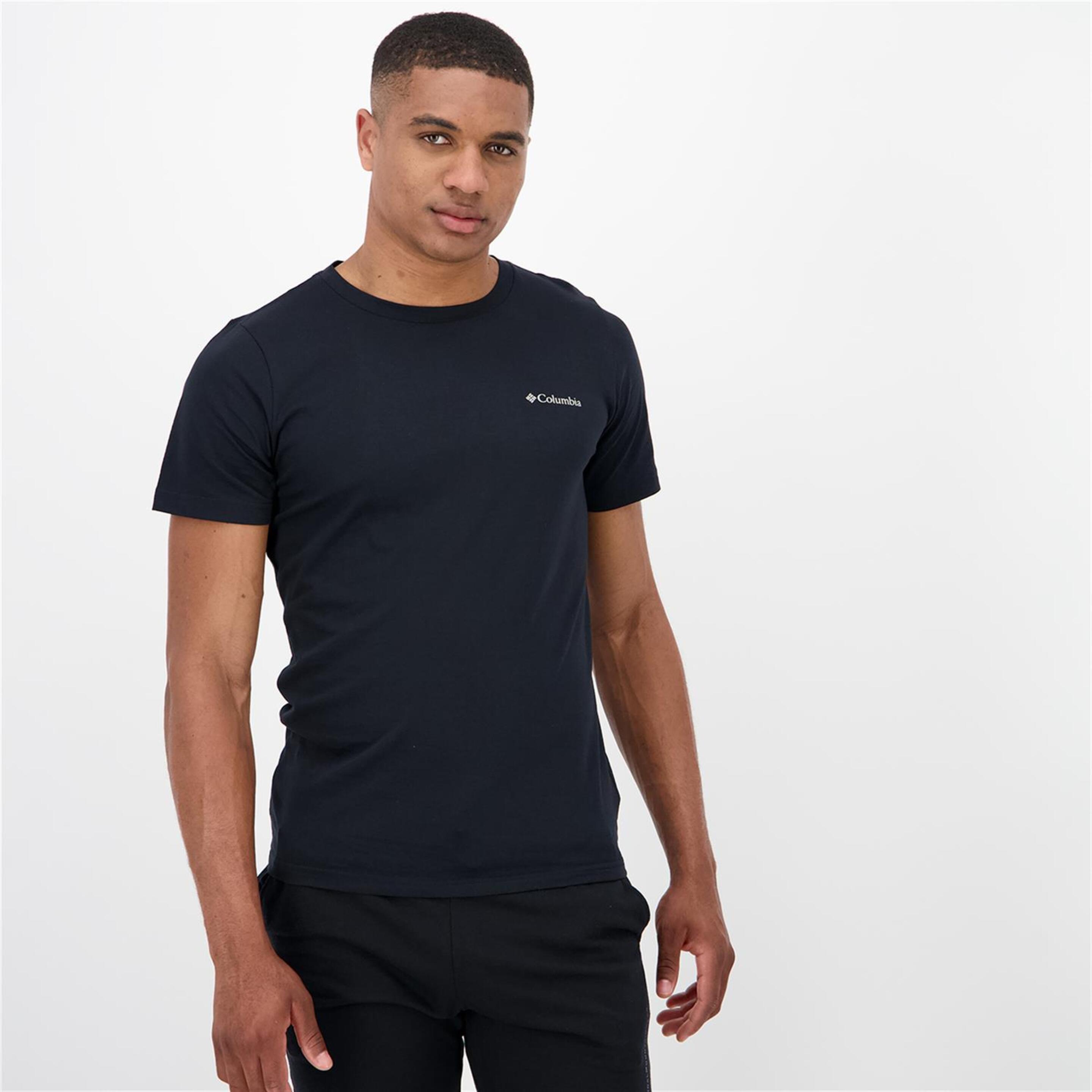 Columbia Rapid Ridge - negro - T-shirt Montanha Homem