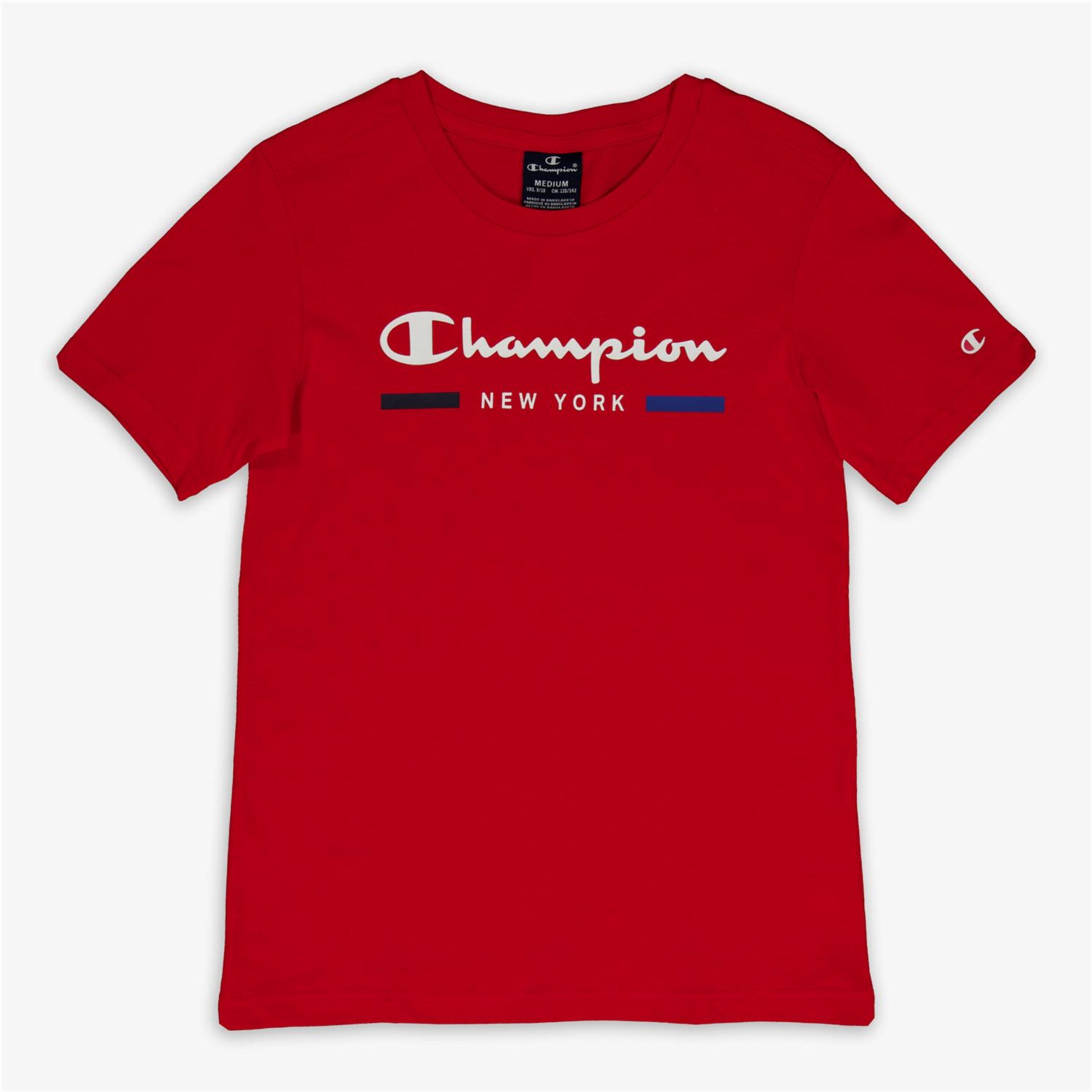 Champion Graphic Shop - Vermelho - T-shirt Rapaz | Sport Zone