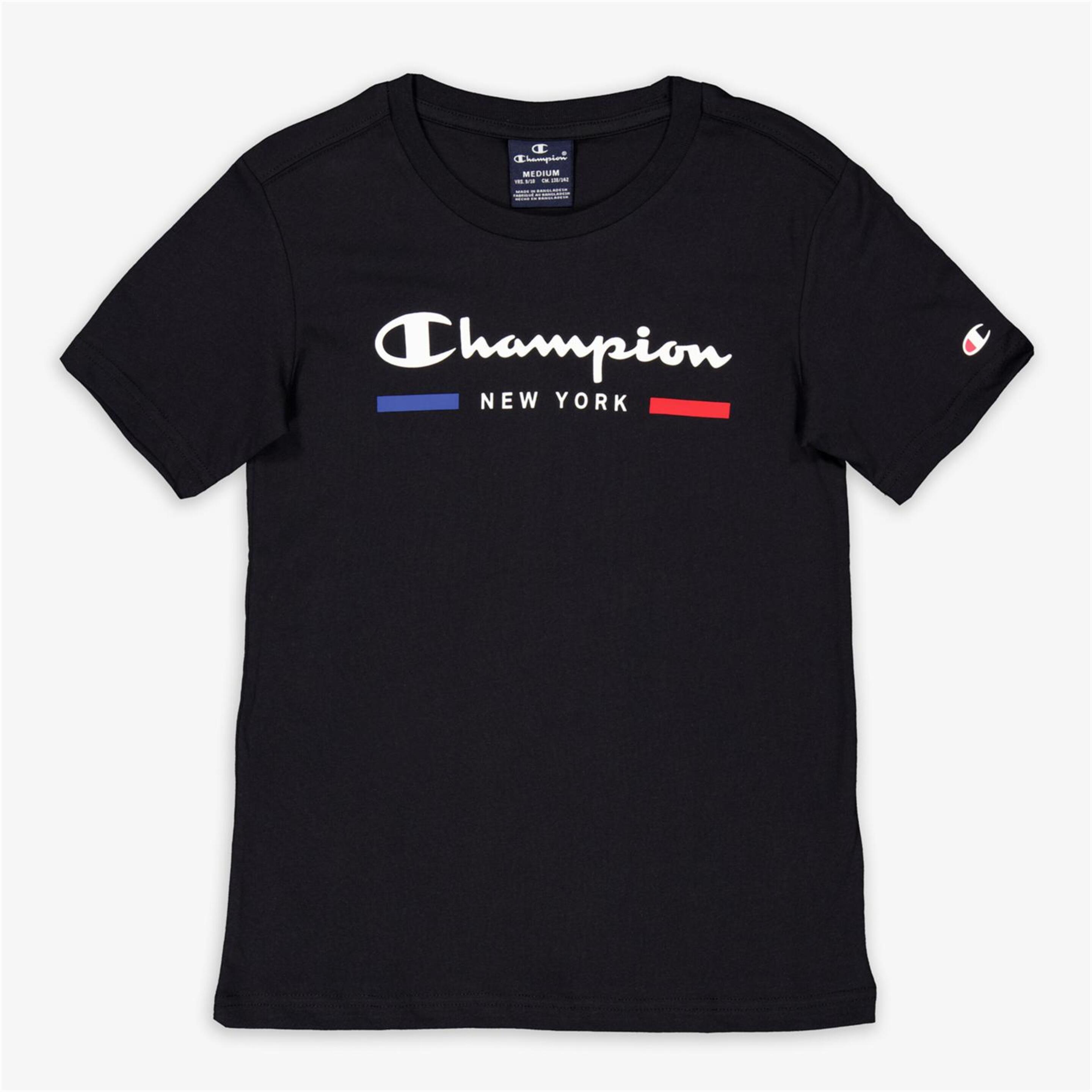 Camiseta Champion - negro - Camiseta Niño