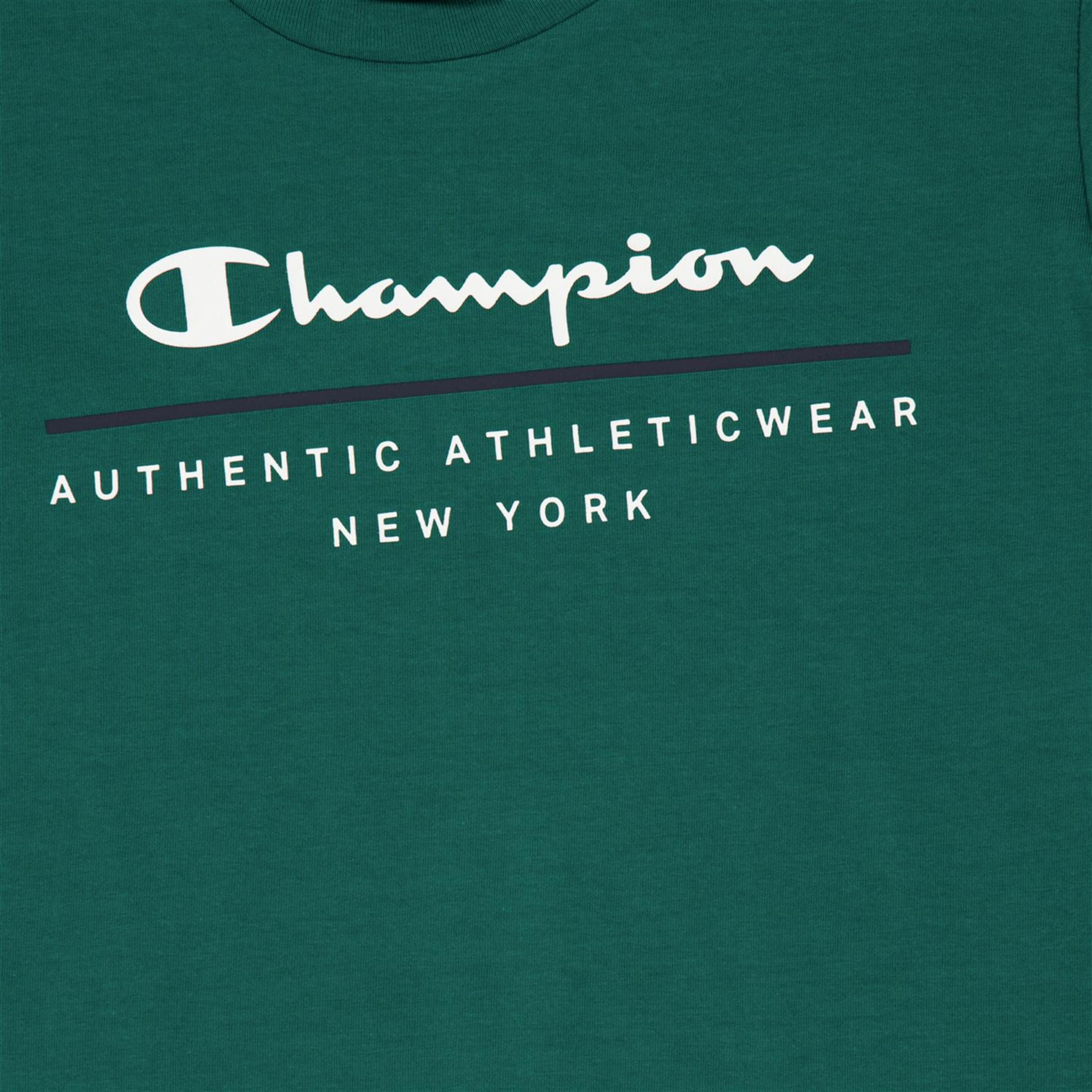 Champion Graphic Shop - Verde - Camiseta Niño