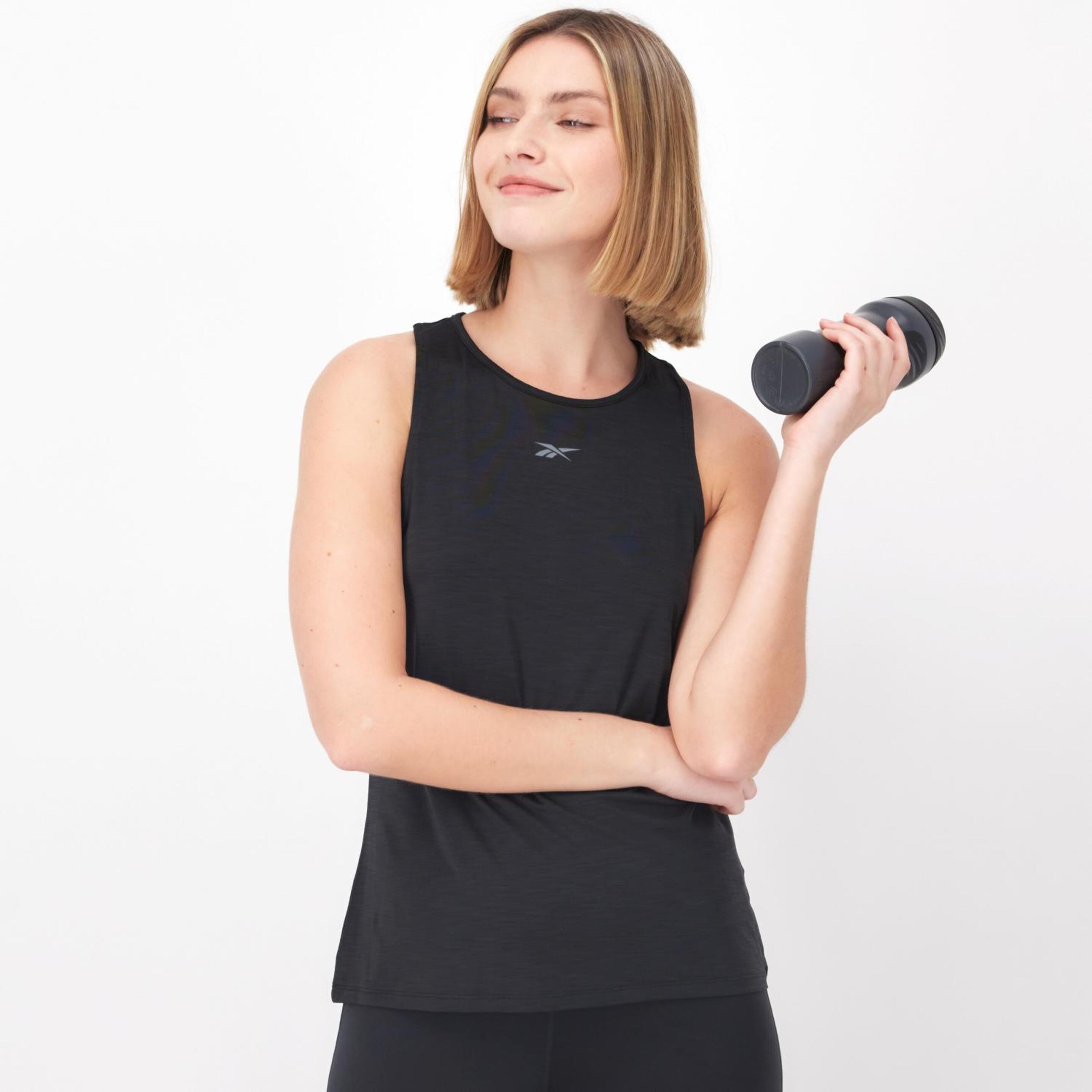 Reebok Performance - negro - Camiseta Fitness Mujer
