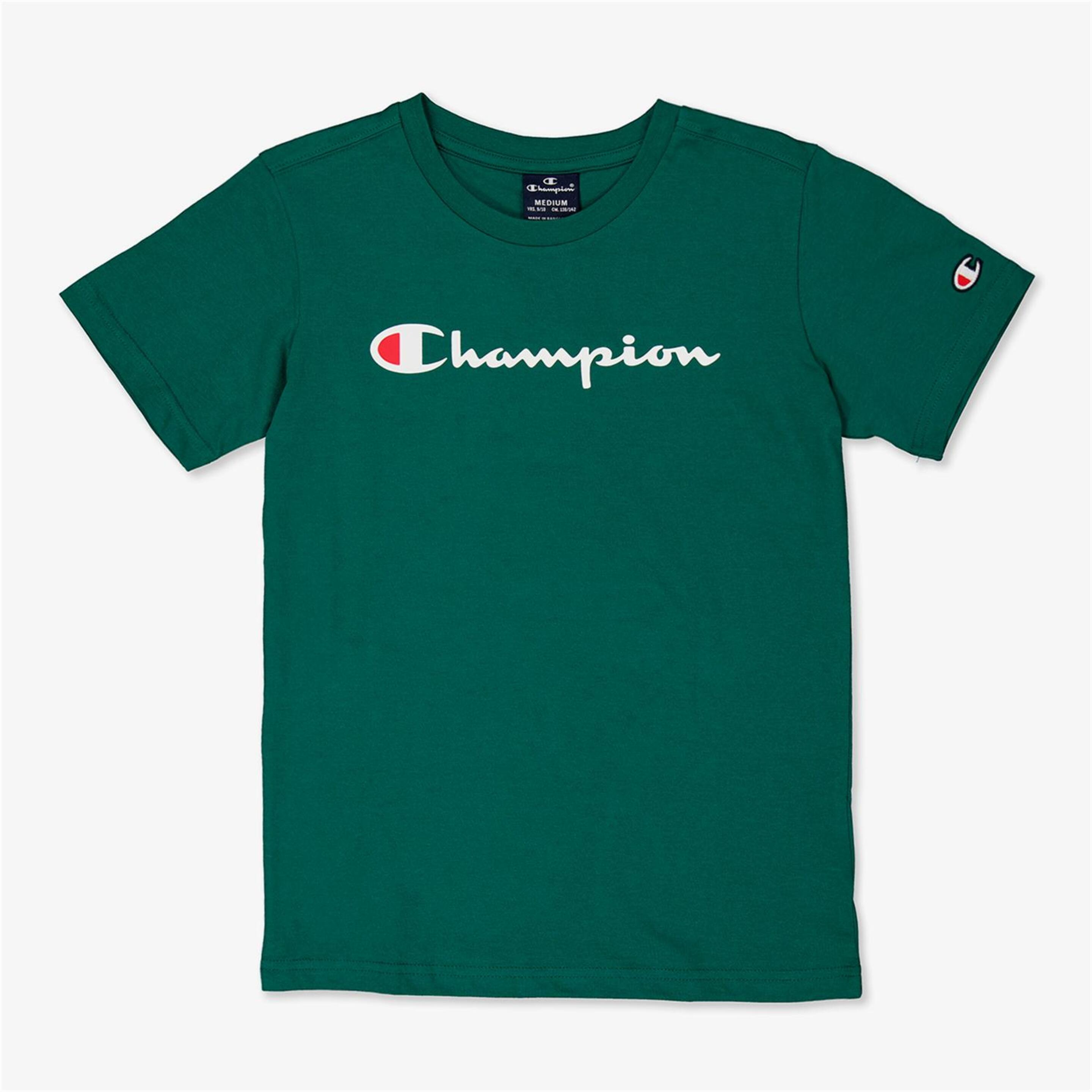 Champion American - Verde - T-shirt Rapaz | Sport Zone