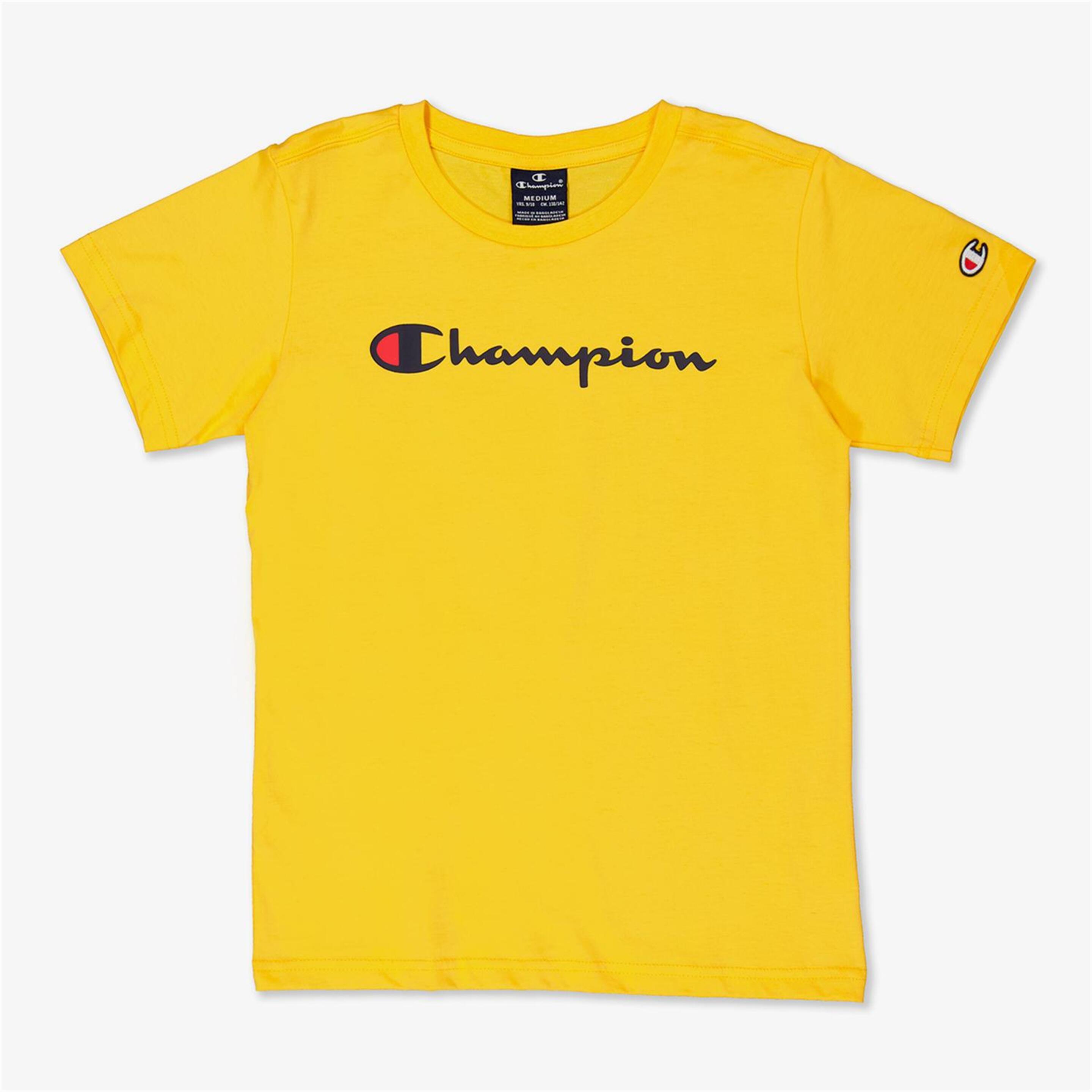 Camiseta Champion - amarillo - Camiseta Niño