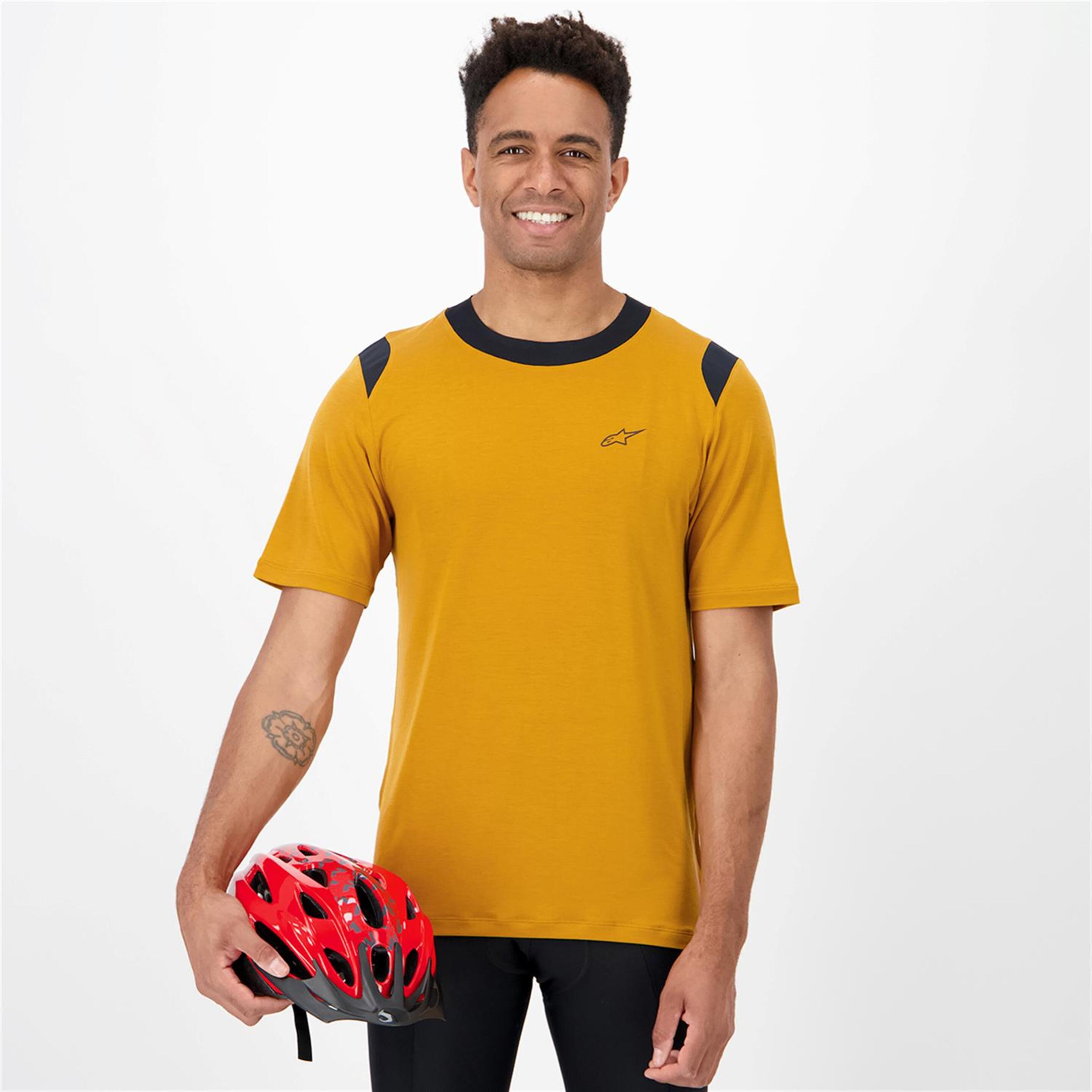 Alpinestars A-dura Dri Wool - naranja - Camiseta Ciclismo Hombre