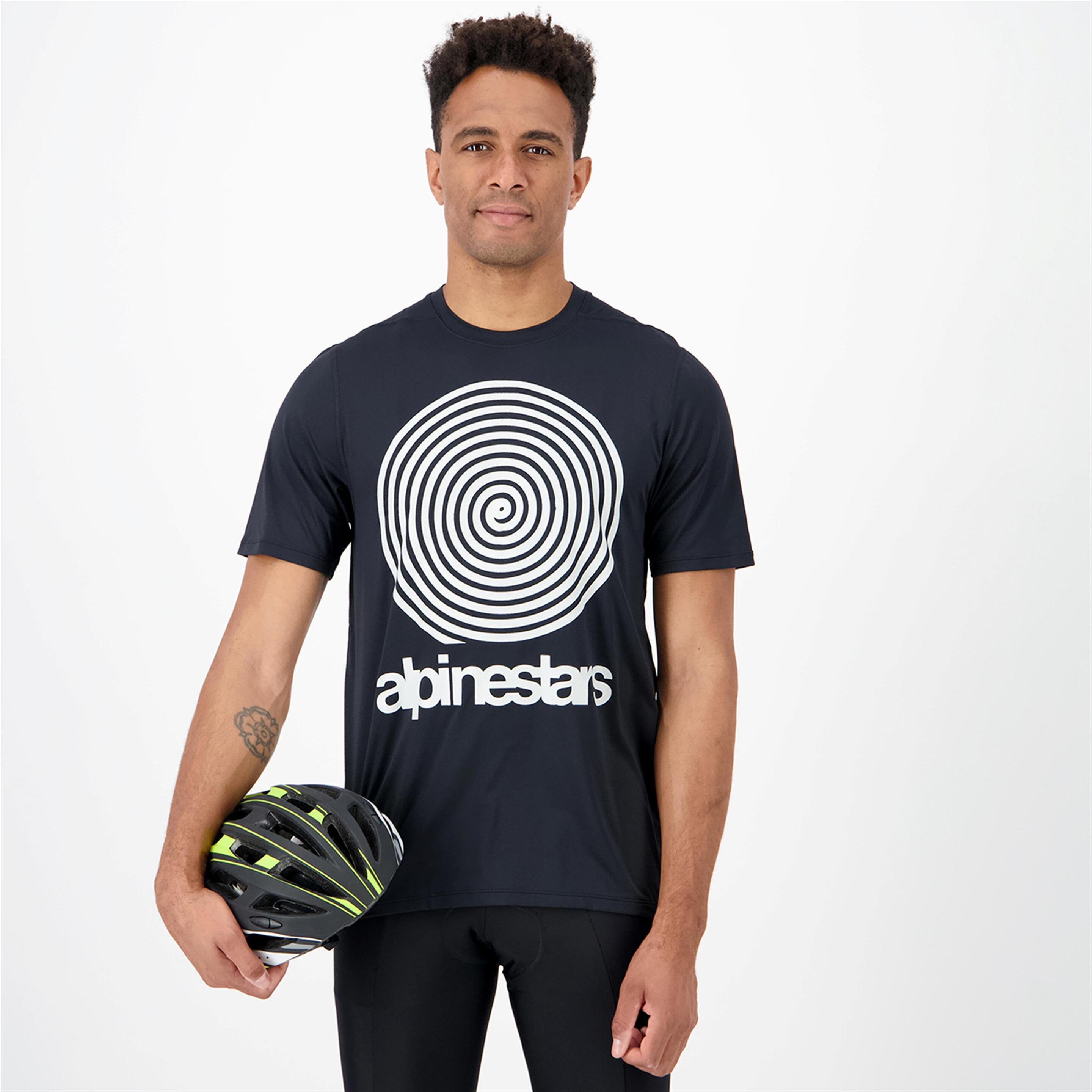 Alpinestars A-dura Oscar - gris - T-shirt Ciclismo Homem