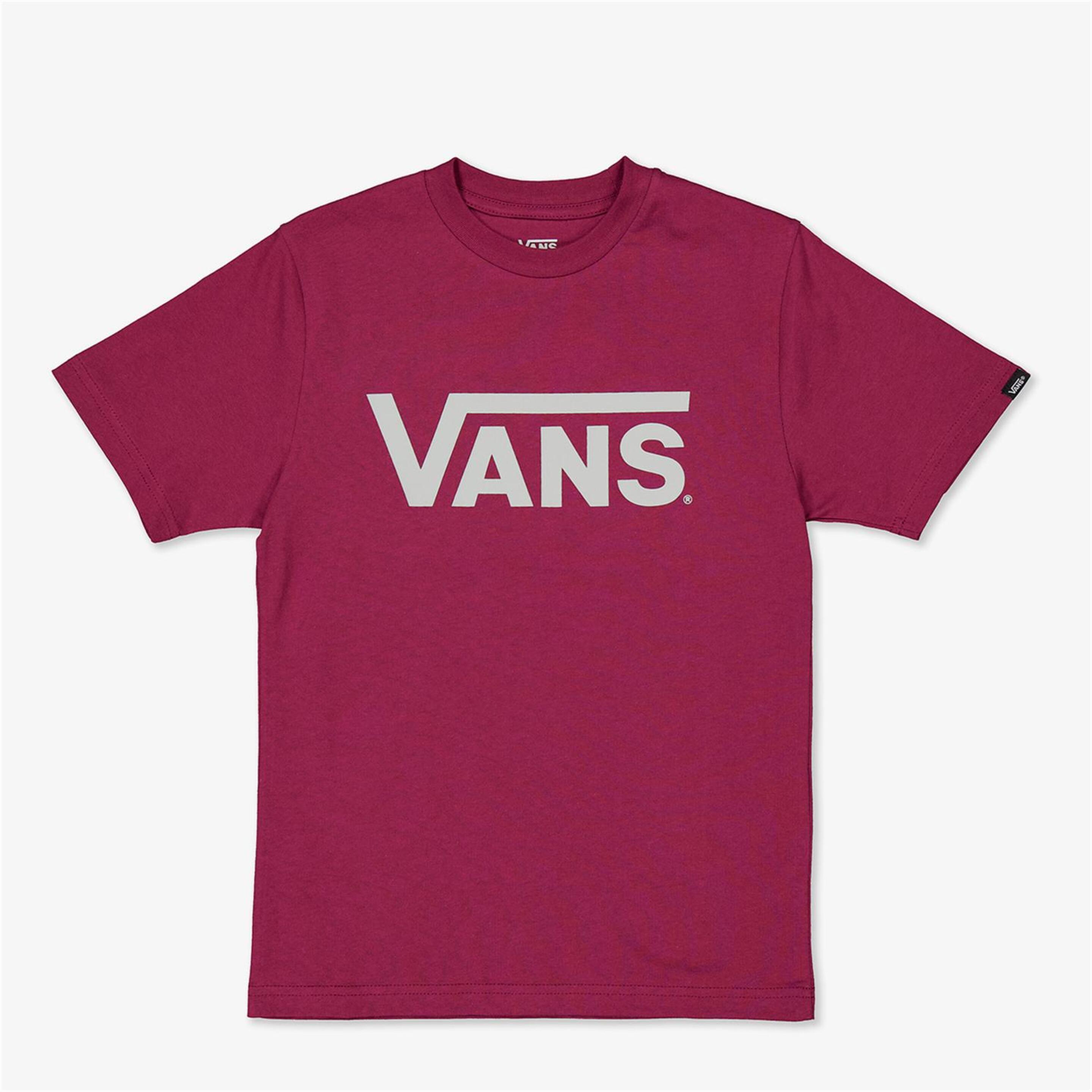 Camiseta Vans - Vino - Camiseta Niño