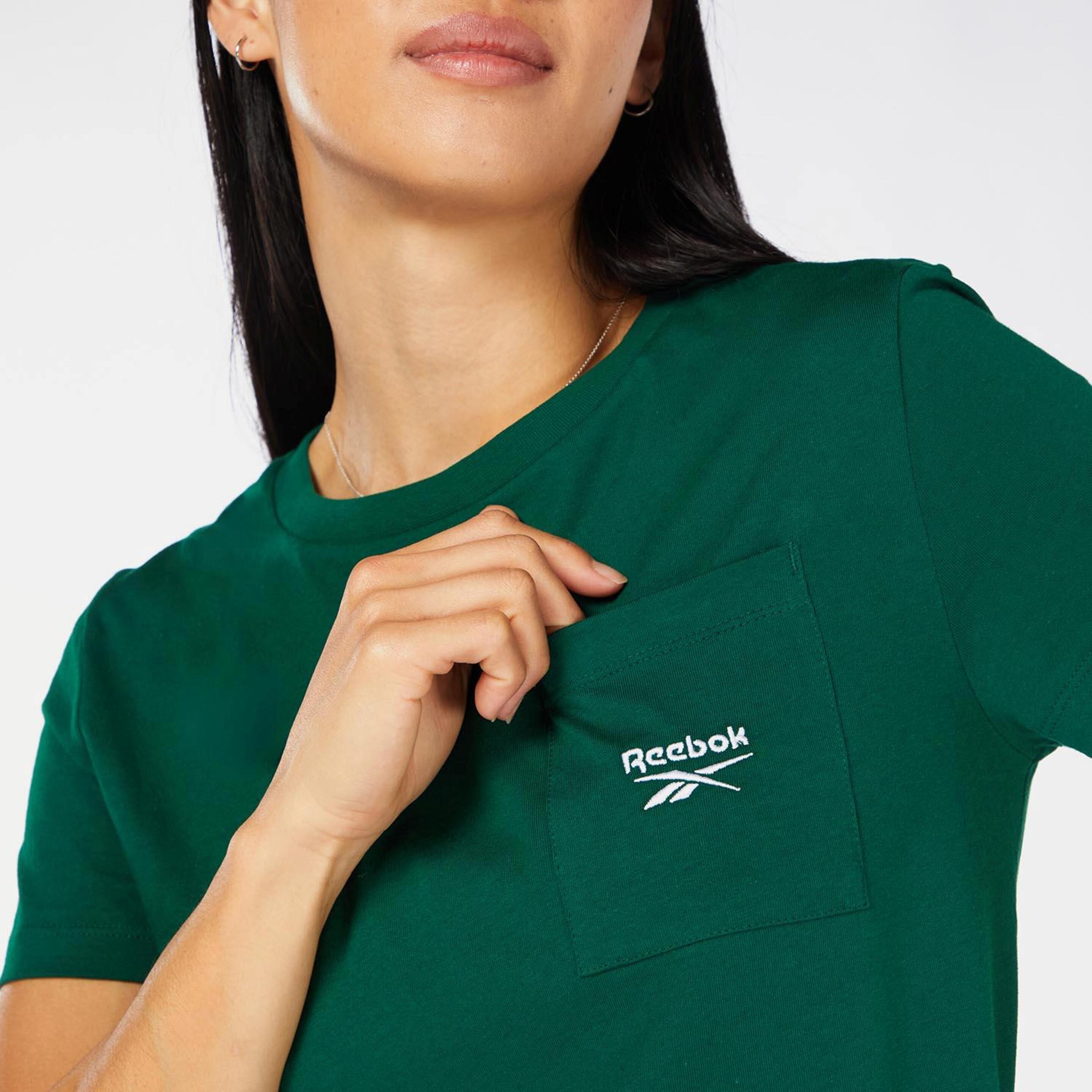 Reebok Logo - Verde - T-shirt Mulher | Sport Zone