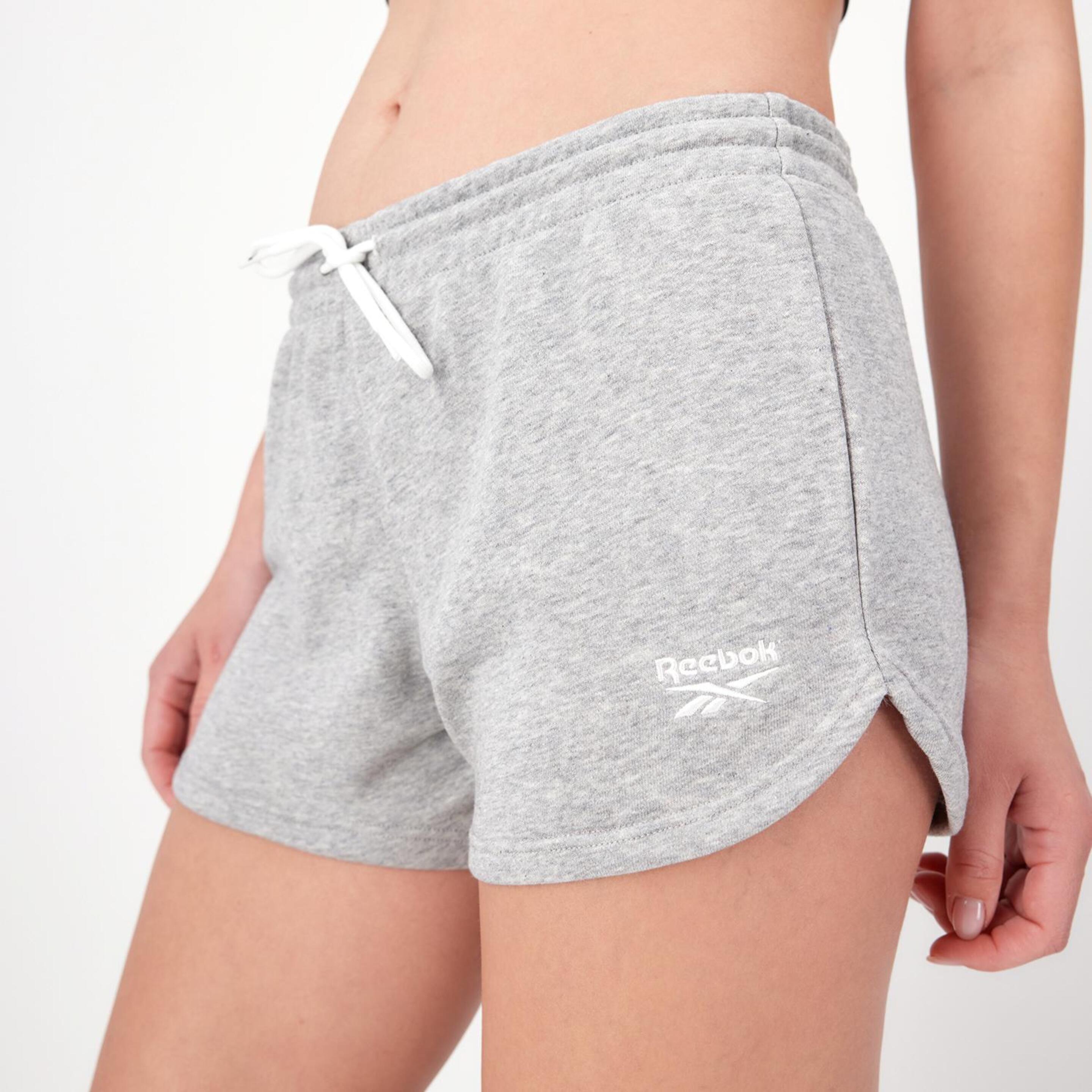 Pantalón Corto Reebok - Gris - Shorts Mujer