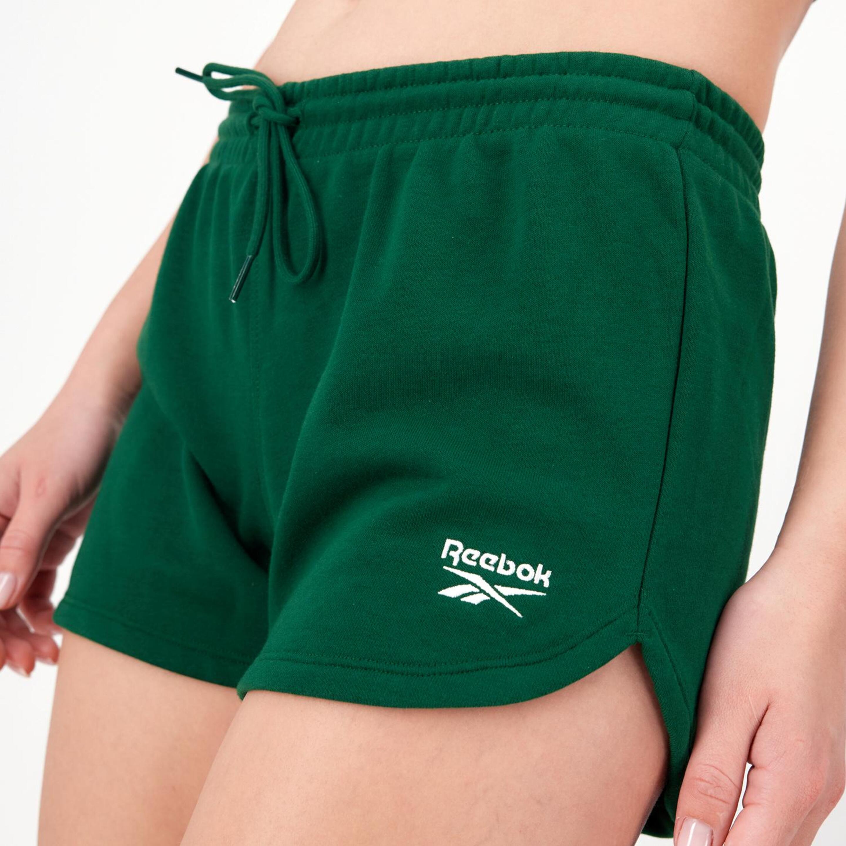 Pantalón Corto Reebok - Verde - Shorts Mujer
