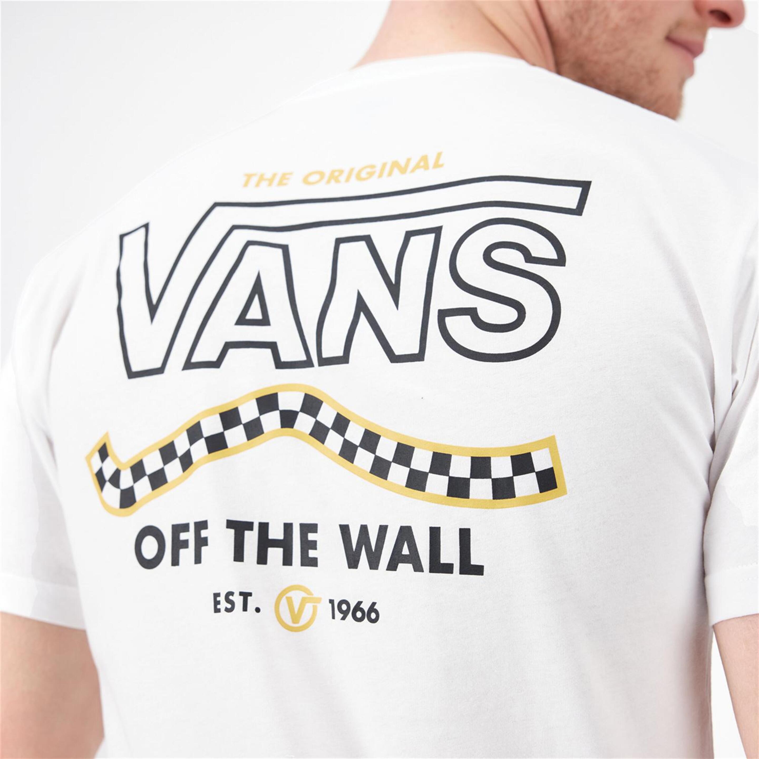 Vans Back Logo - Blanco - Camiseta Hombre