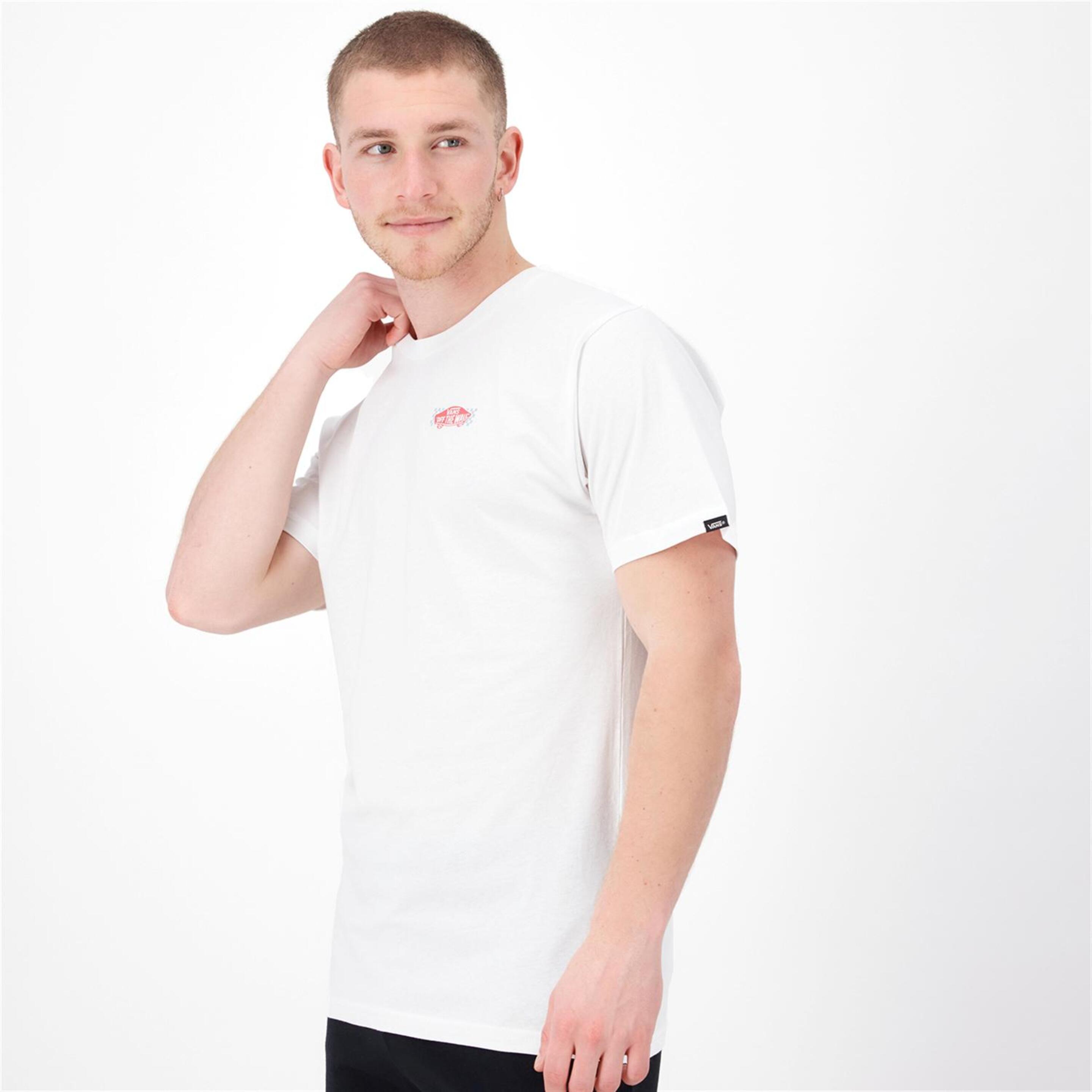 Camiseta Vans - Blanco - Camiseta Hombre