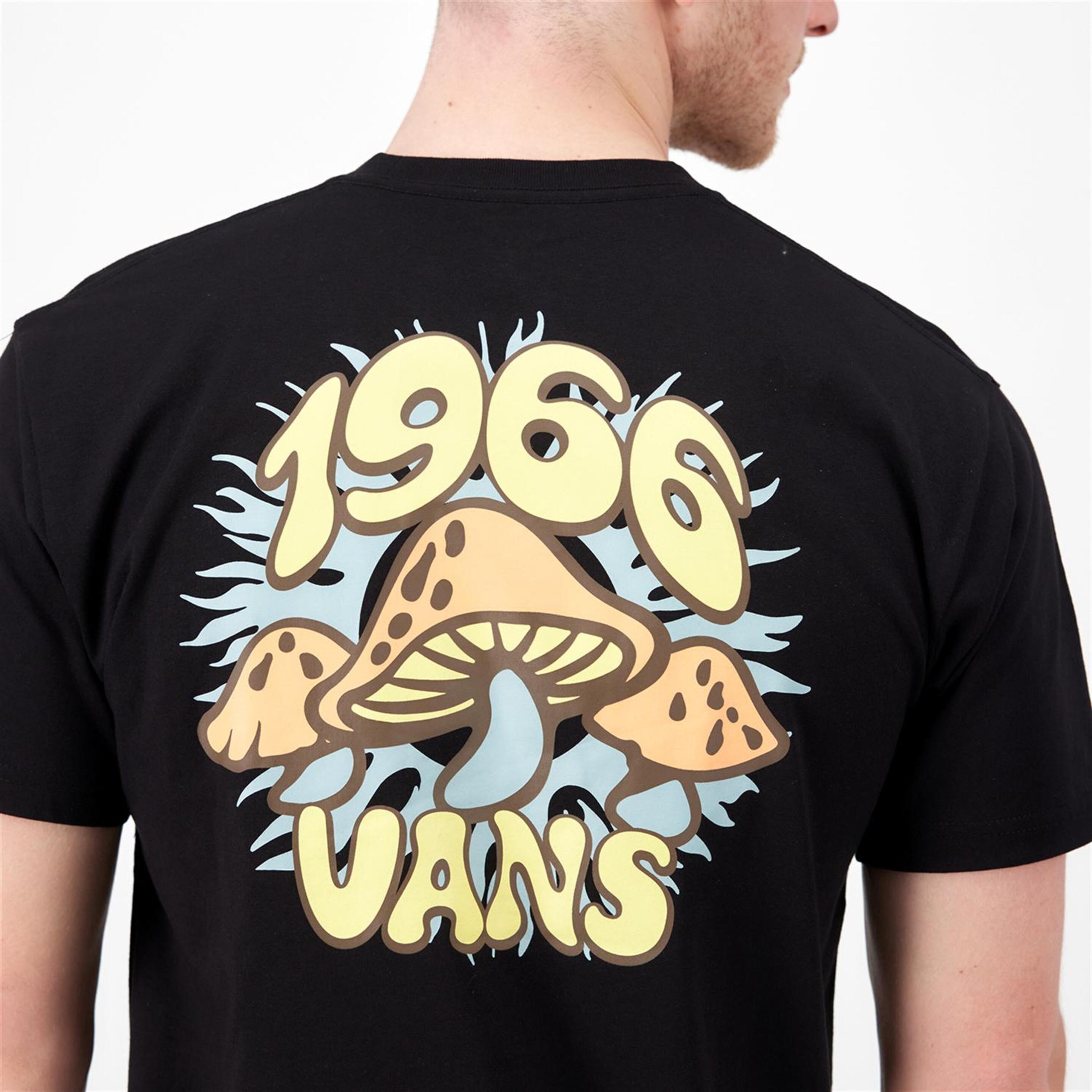 Vans Back Logo - Negro - Camiseta Hombre