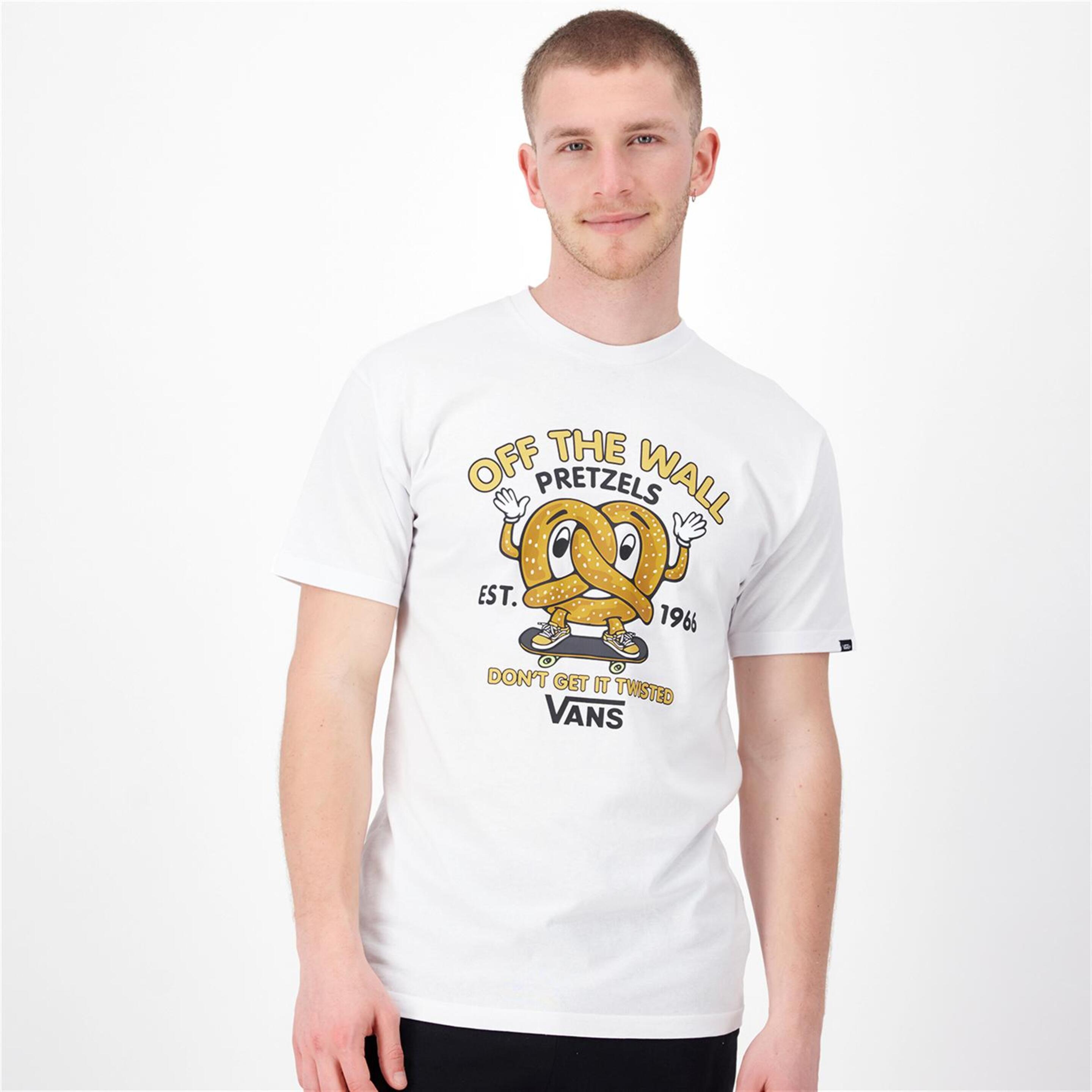 T-shirt Vans - blanco - T-shirt Homem
