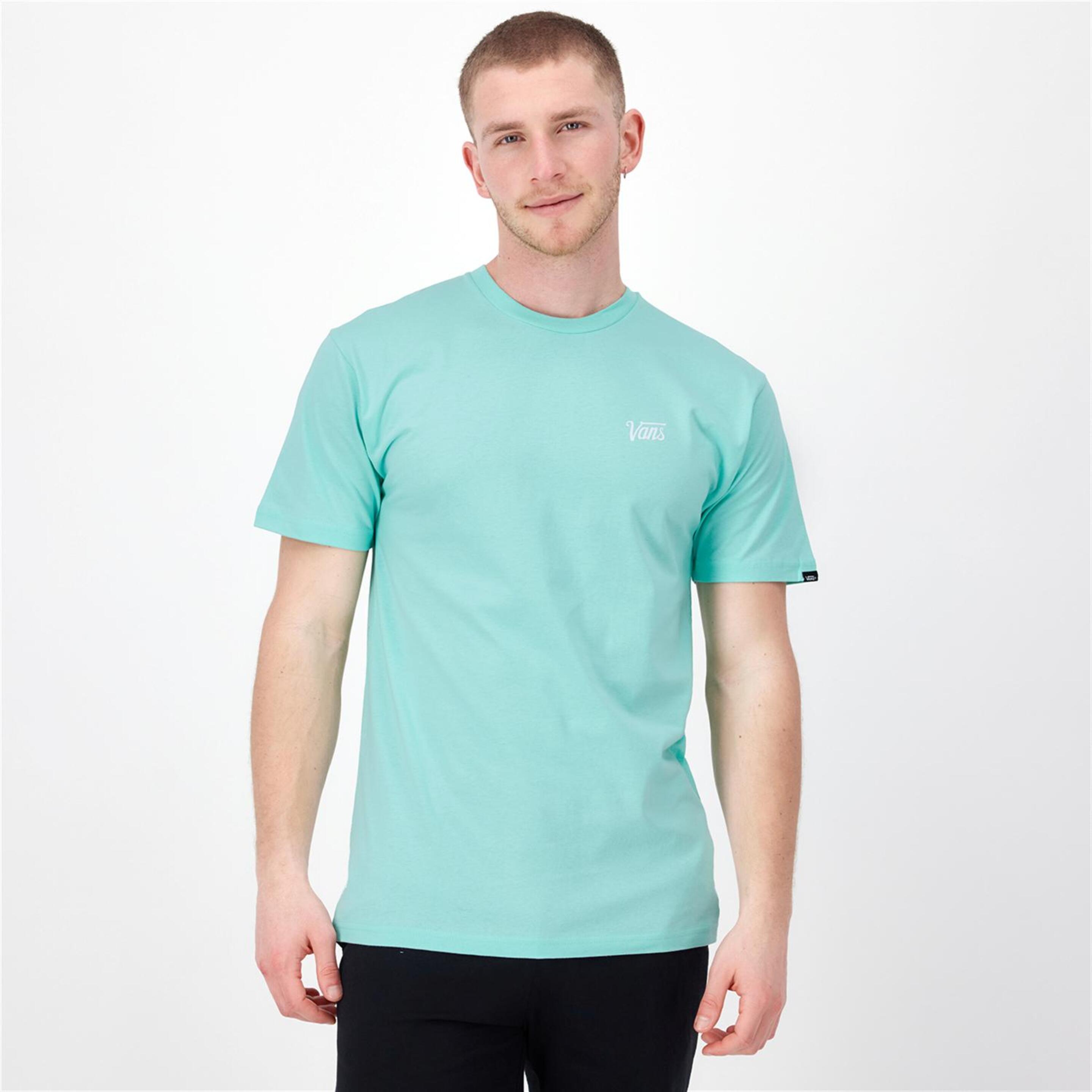 Vans Small Logo - Turquesa - Camiseta Hombre
