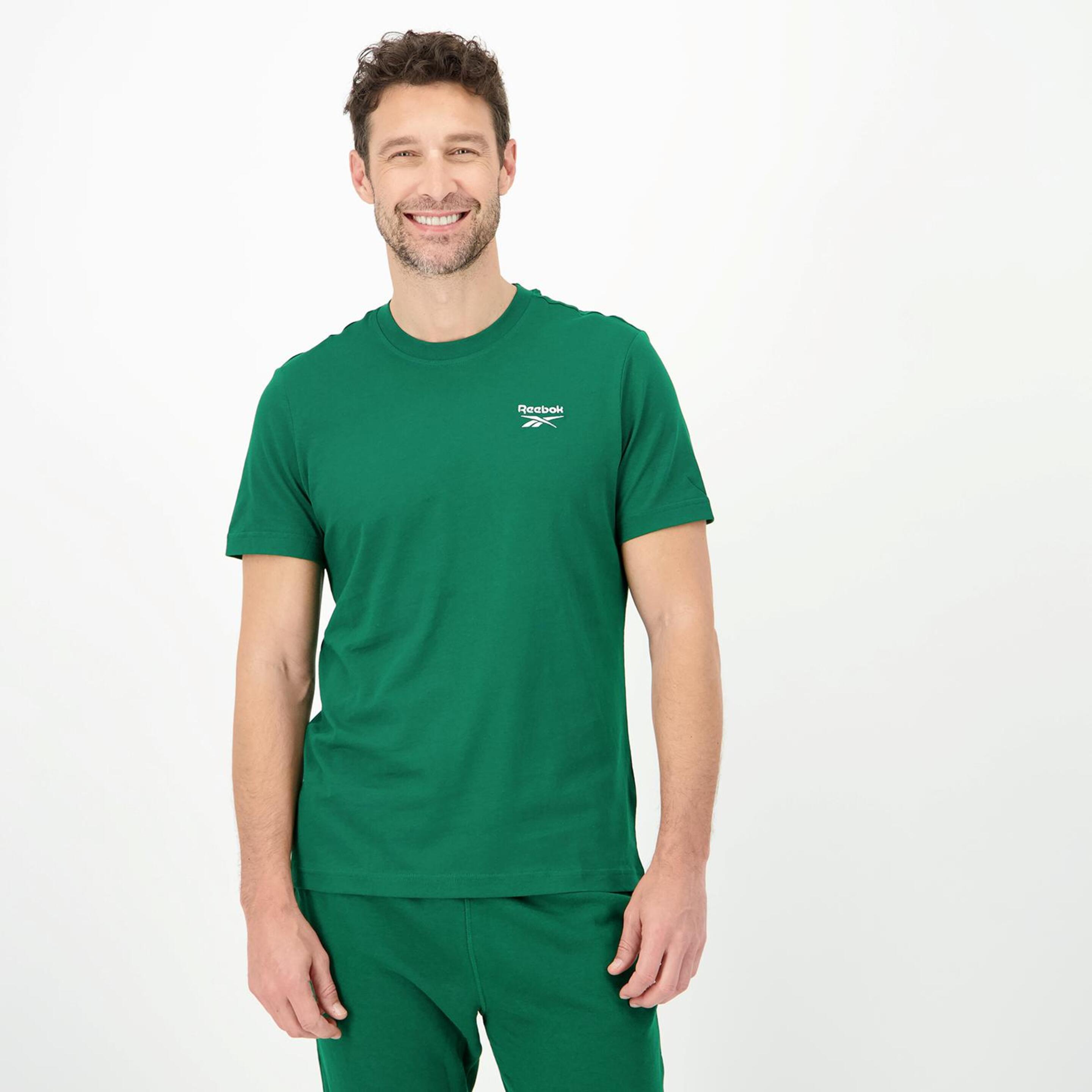 Reebok Id - verde - Camiseta Hombre