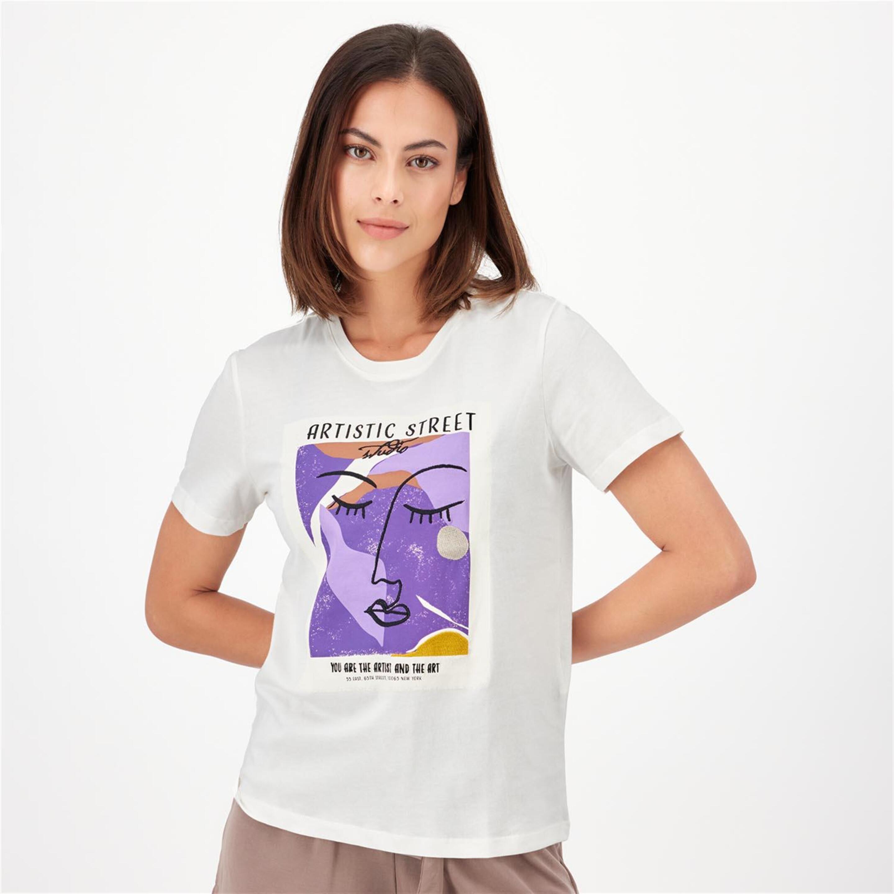 ONLY Cara - blanco - T-shirt Mulher