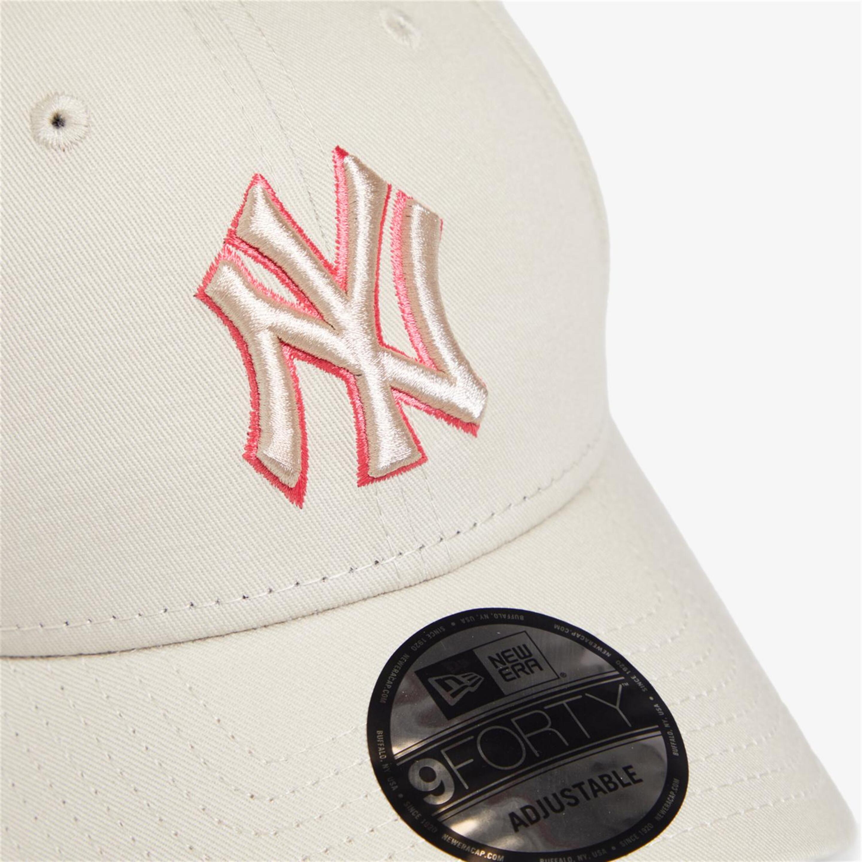 New Era NY Yankees - Beige - Gorra