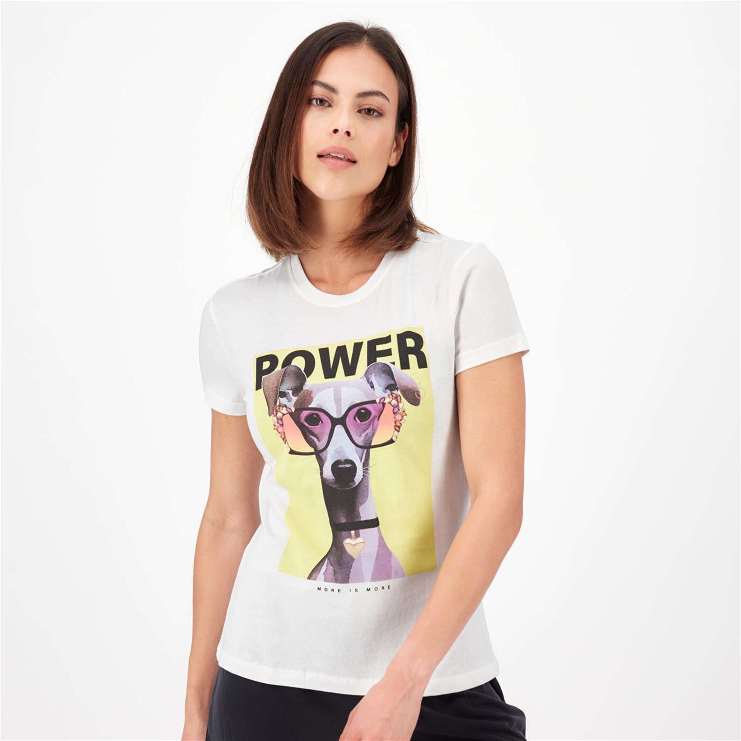 ONLY Perro - blanco - T-shirt Mulher