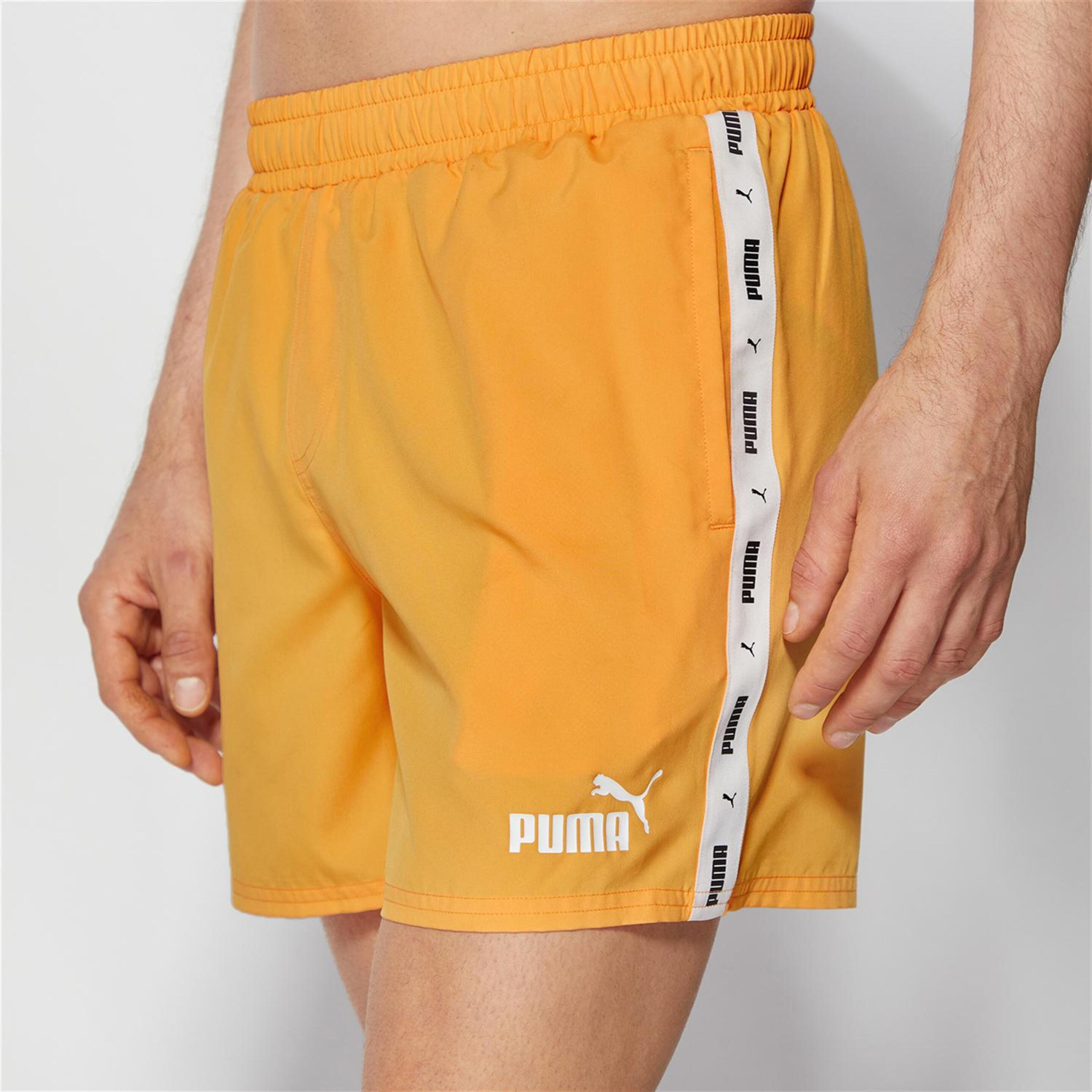 Puma Tape - naranja - Bañador Corto Hombre