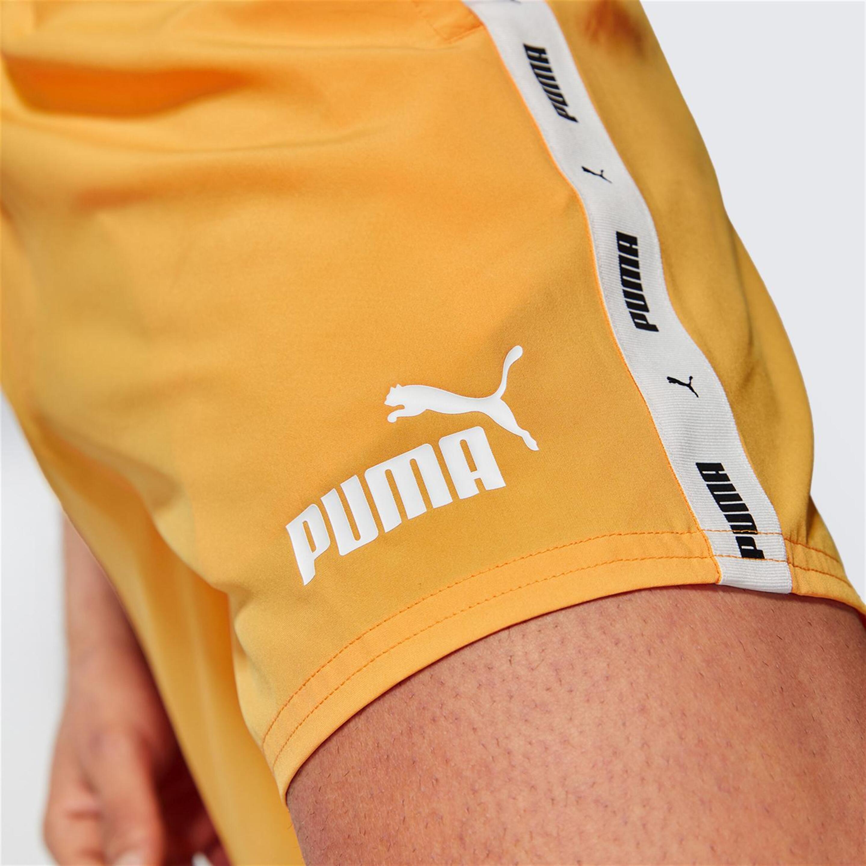 Puma Tape - Naranja - Bañador Corto Hombre