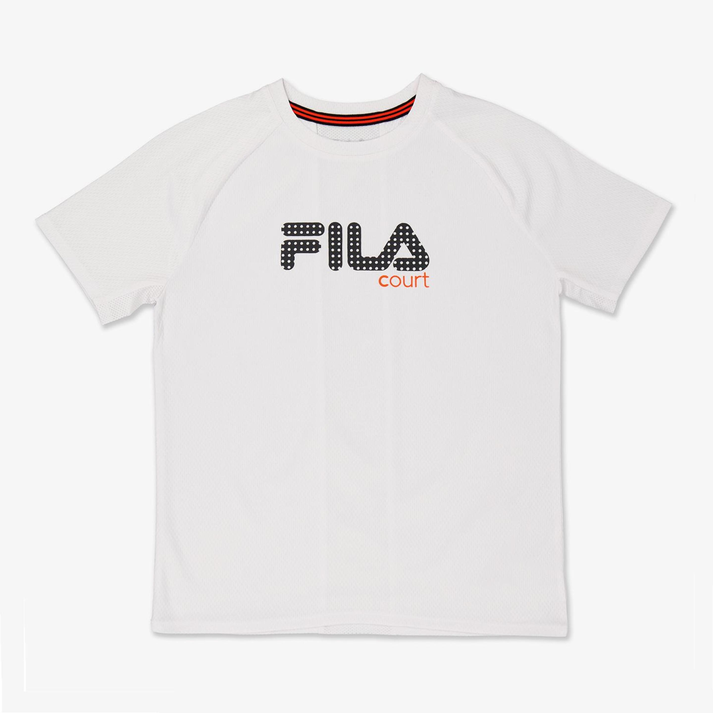 Camiseta Fila - blanco - Camiseta Tenis Niño